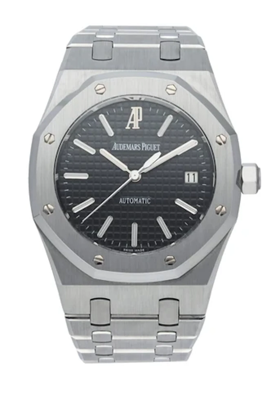 Audemars Piguet 15300ST Black Dial Stainless Steel Mens Watch