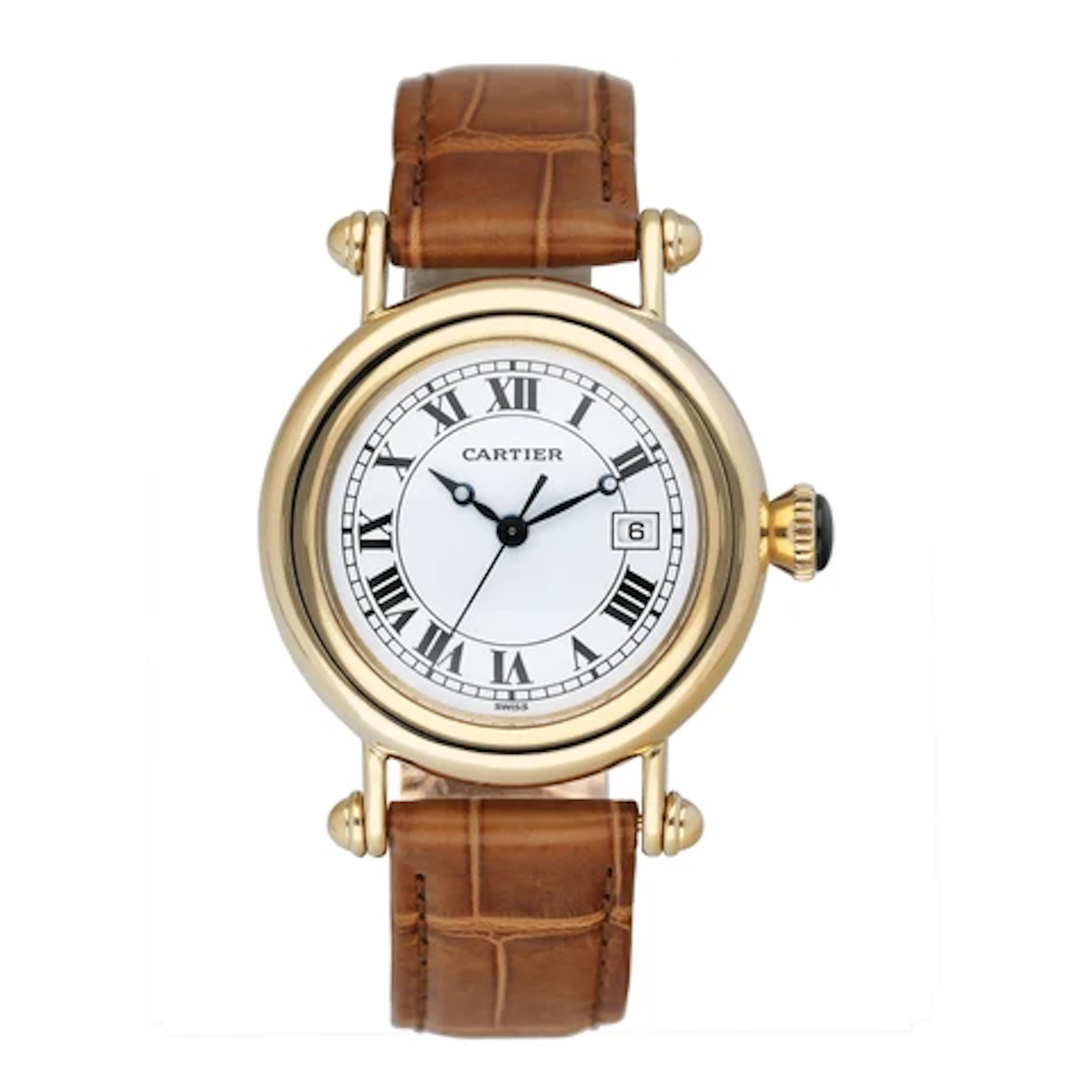 Cartier Diabolo Large W1507651 18K Yellow Gold Ladies Watch