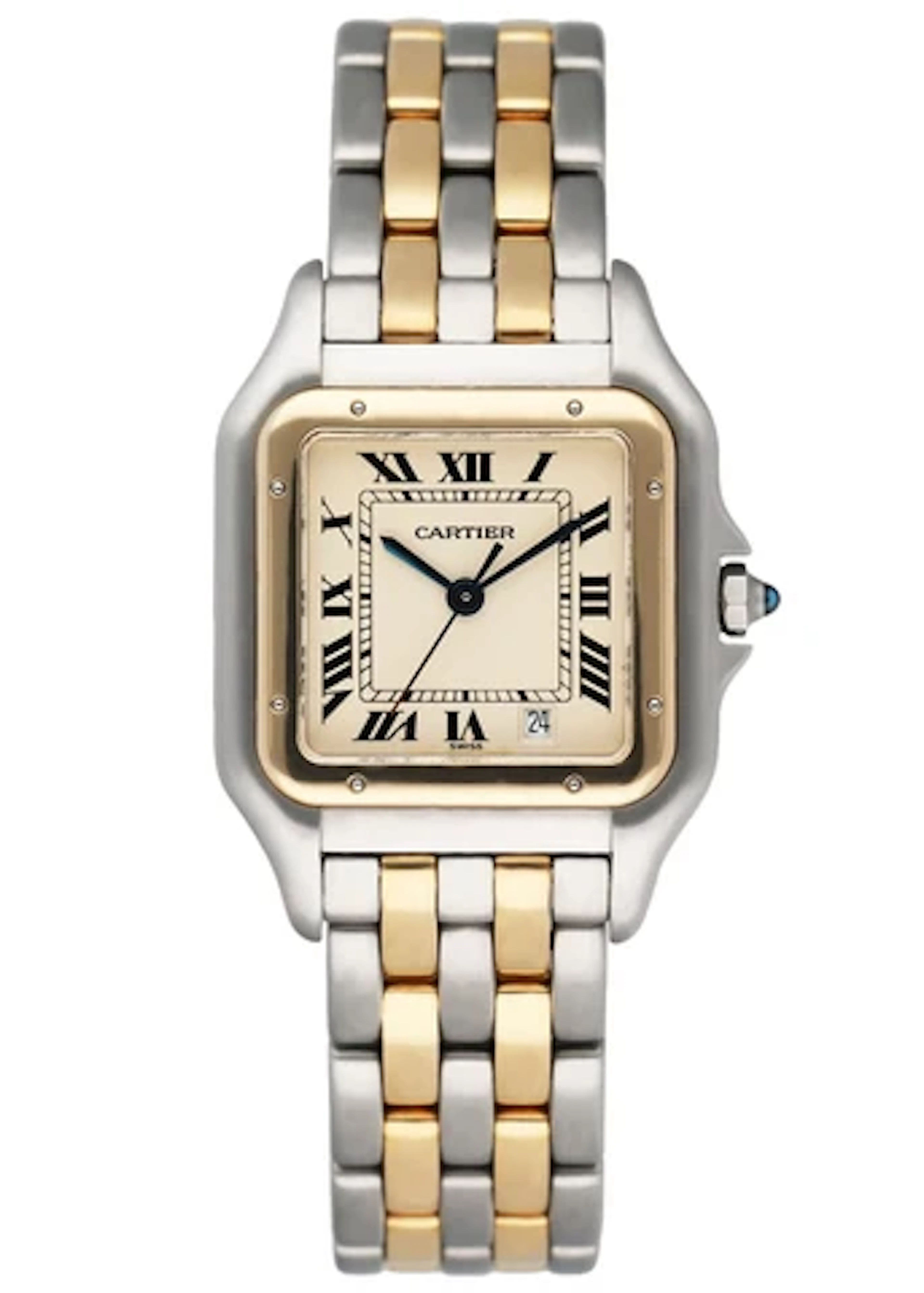 Cartier Panthere W25028B6 Midsize Two Tone Ladies Watch