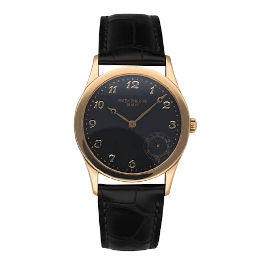 Patek Philippe Calatrava 5000R Black Dial Mens Watch