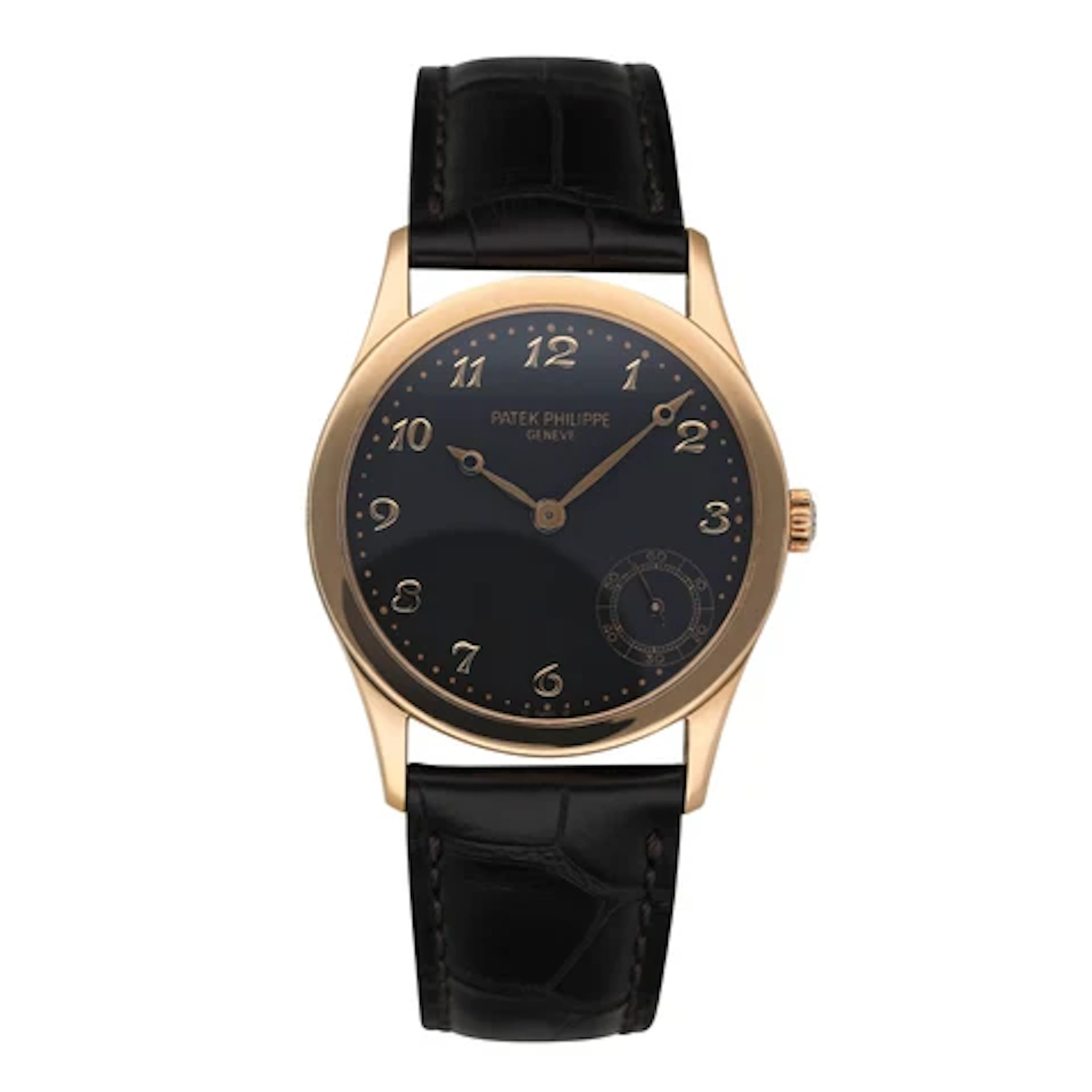 Patek Philippe Calatrava 5000R Black Dial Mens Watch