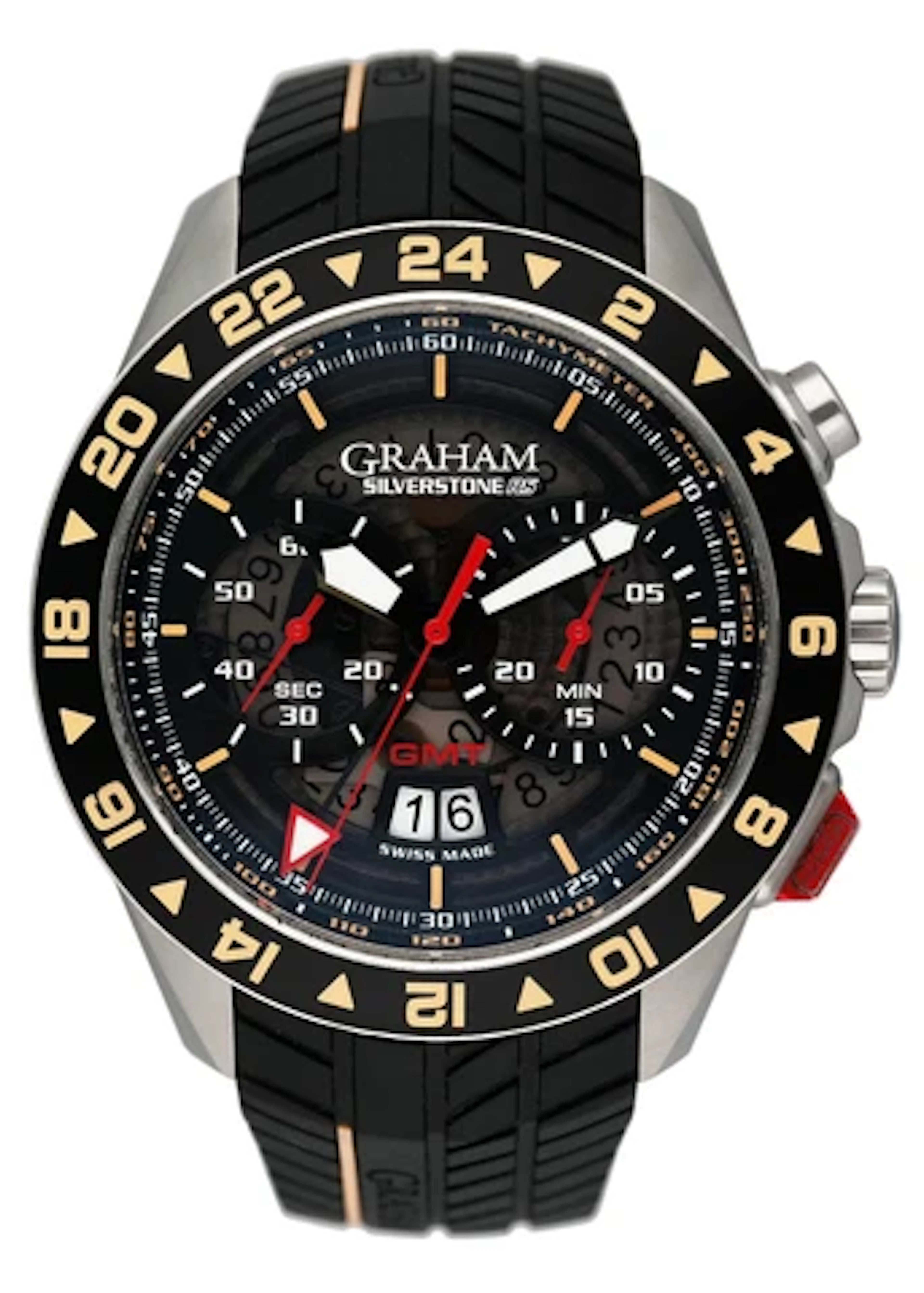 Graham Silverstone RS 2STDC.B08A.L119F GMT Chronograph Mens Watch