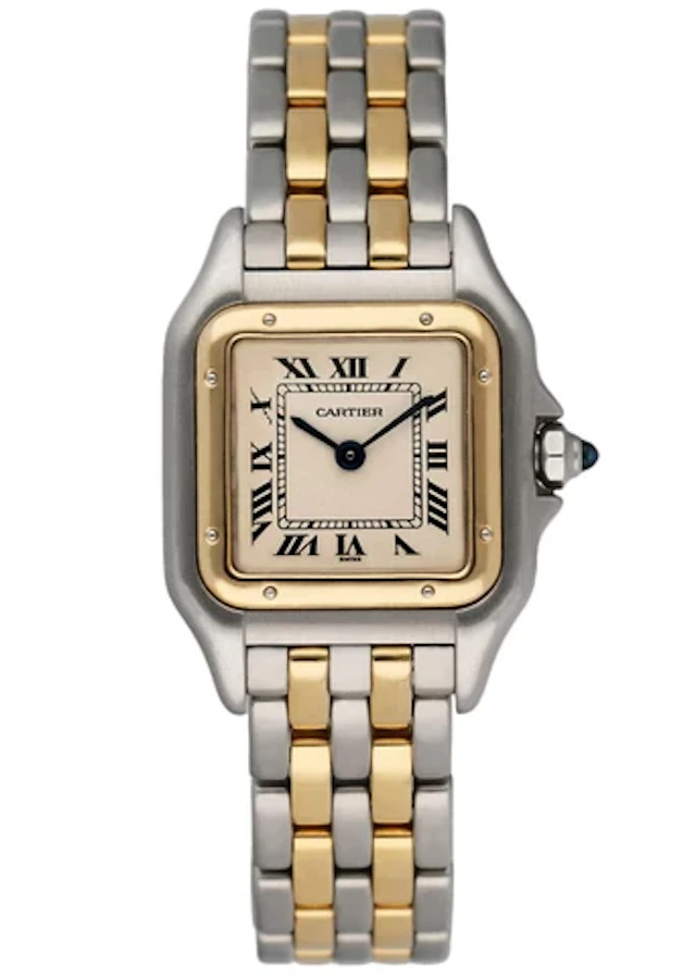 Cartier Panthere W25029B6 Two Rows Ladies Watch