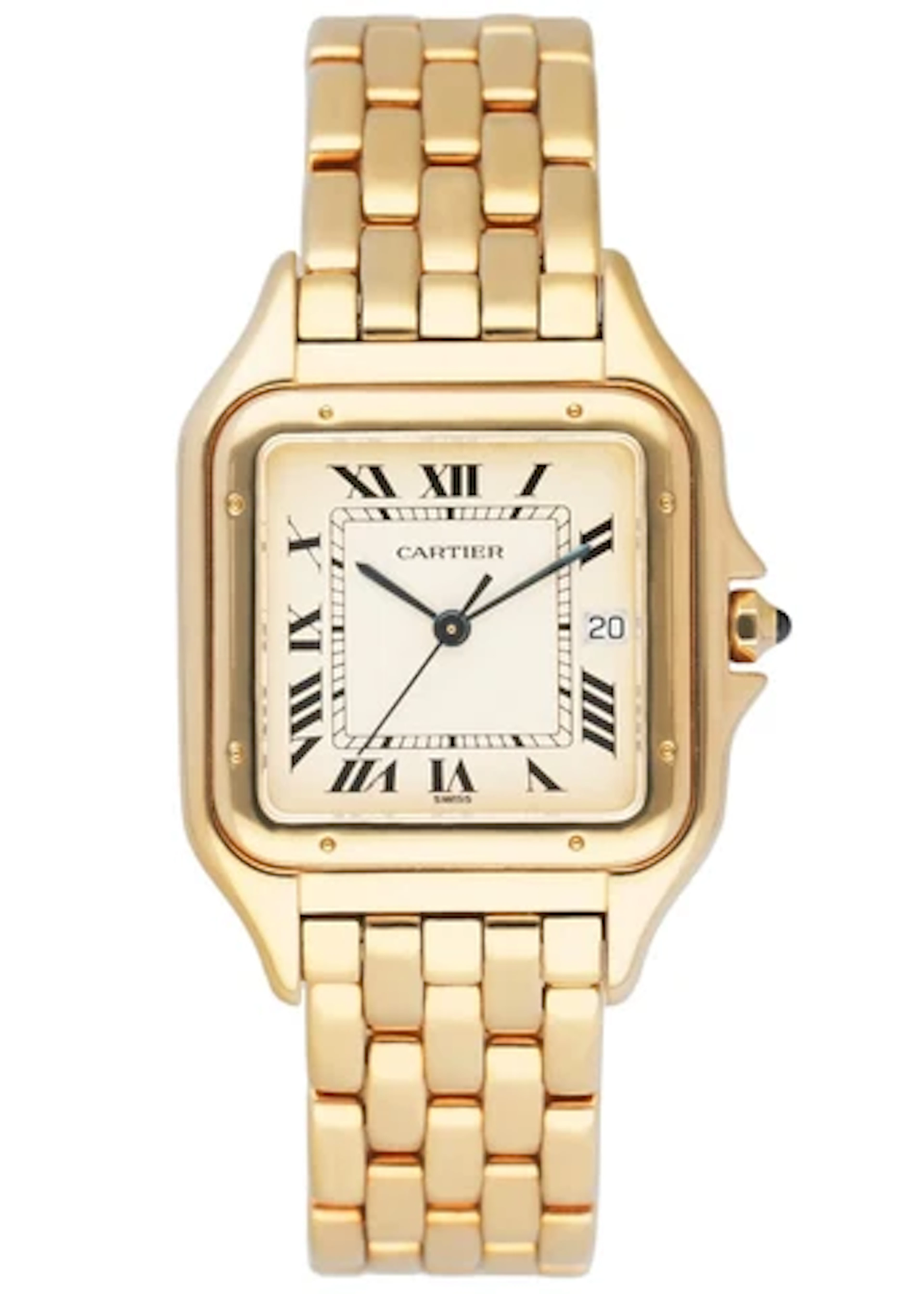 Cartier Panthere Jumbo 83783647 18K Yellow Gold Mens Watch