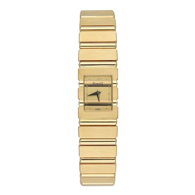 Piaget Quartz 15201C701 Champagne Dial 18K Yellow Gold Ladies Watch