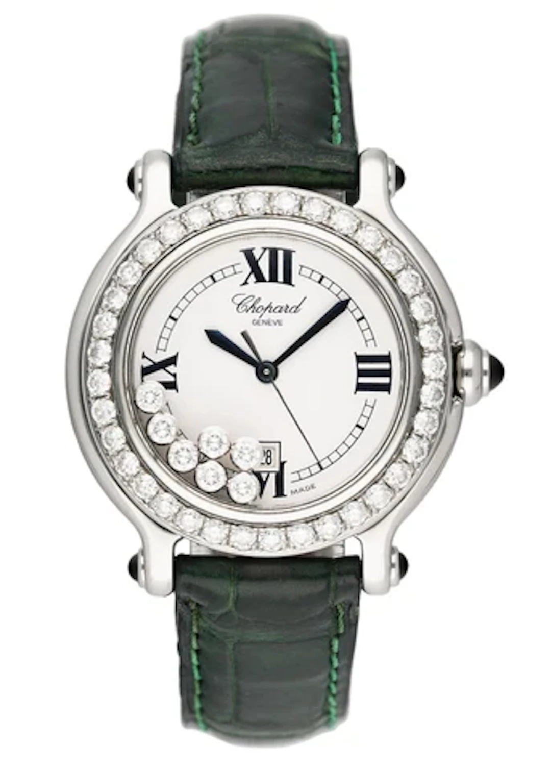 Chopard Happy Sport 27/8236-23 White Dial Ladies Watch Box Papers