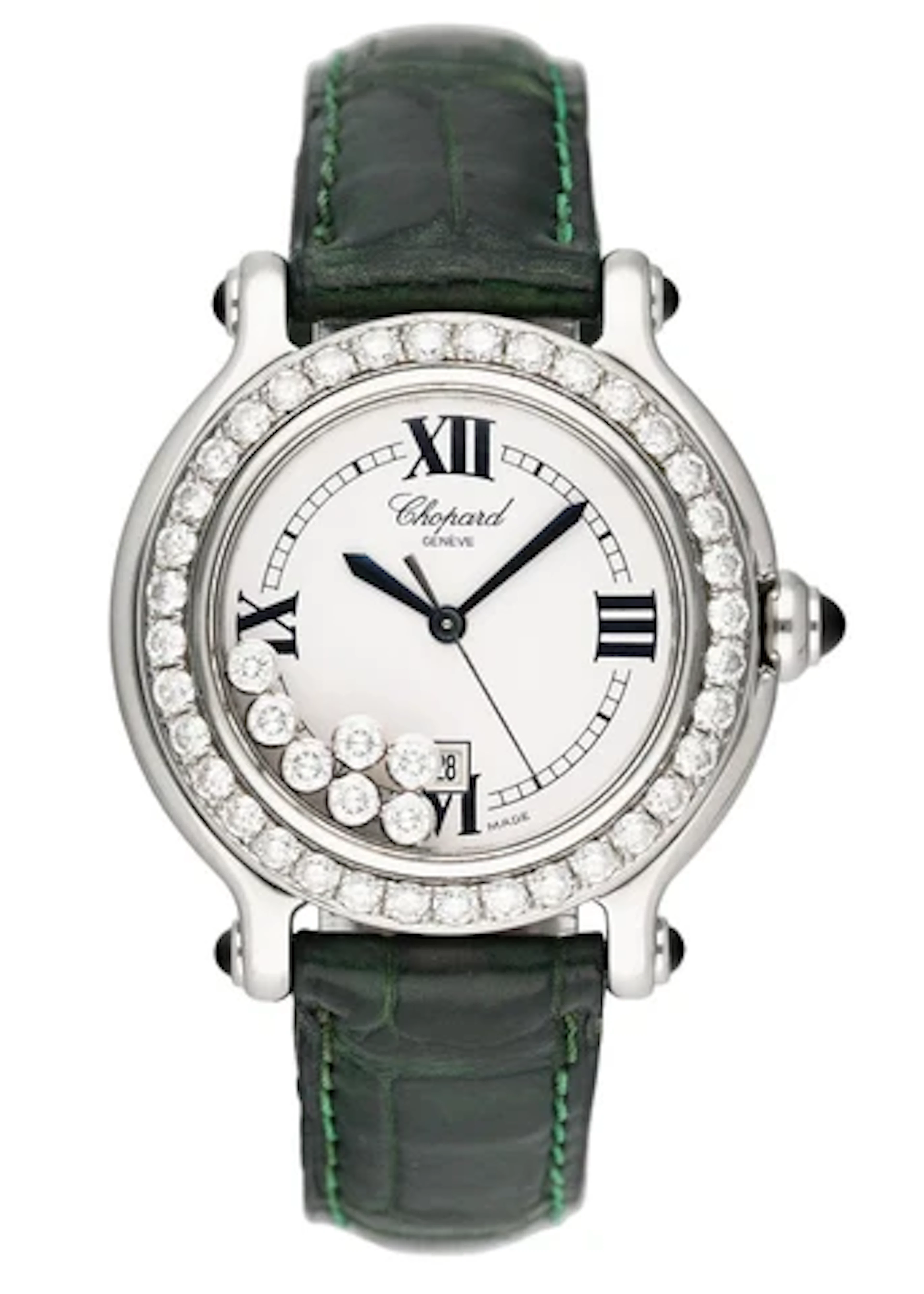 Chopard Happy Sport 27/8236-23 White Dial Ladies Watch Box Papers