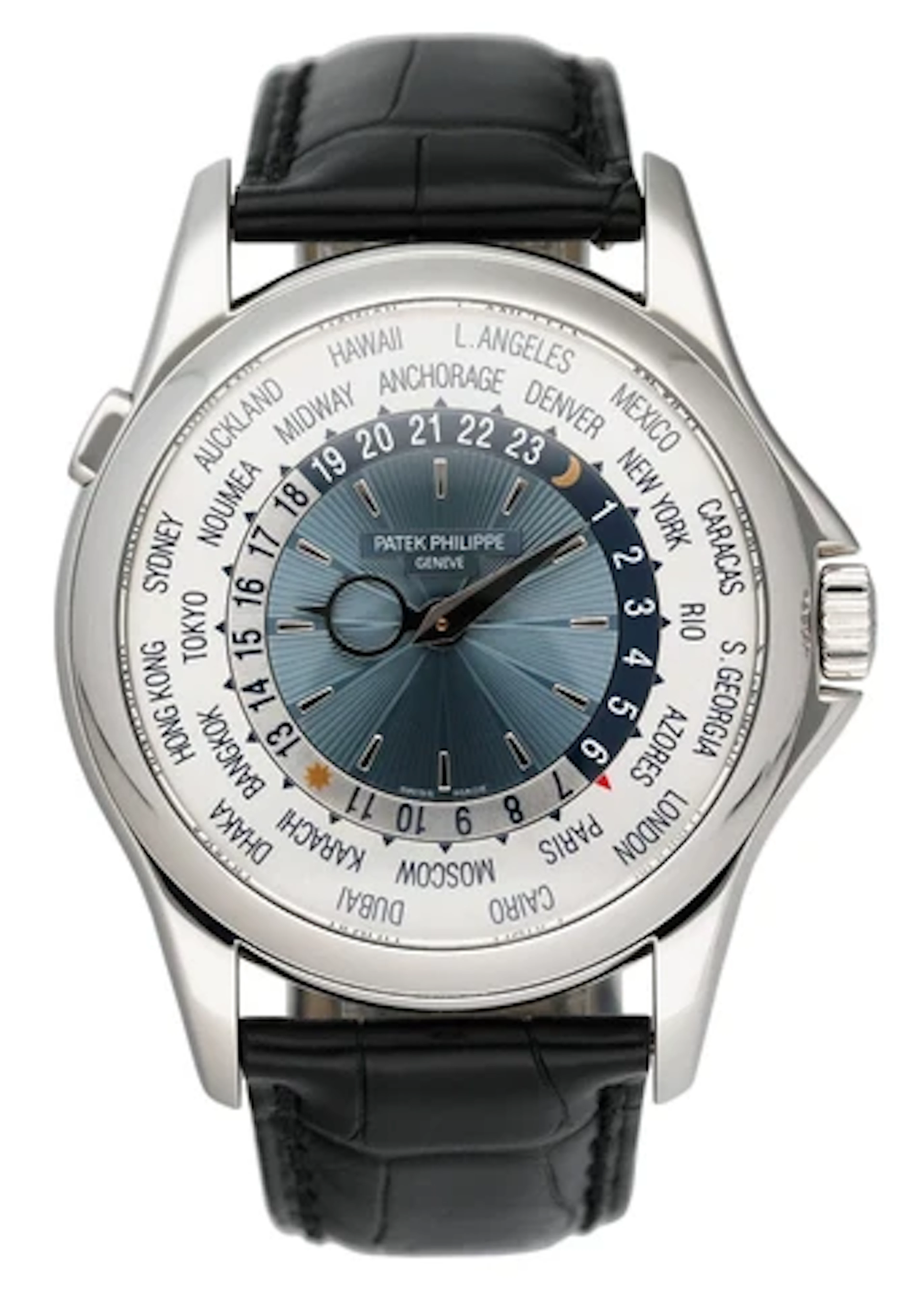 Patek Philippe Complications World Time 5130P Mens Watch Box Papers