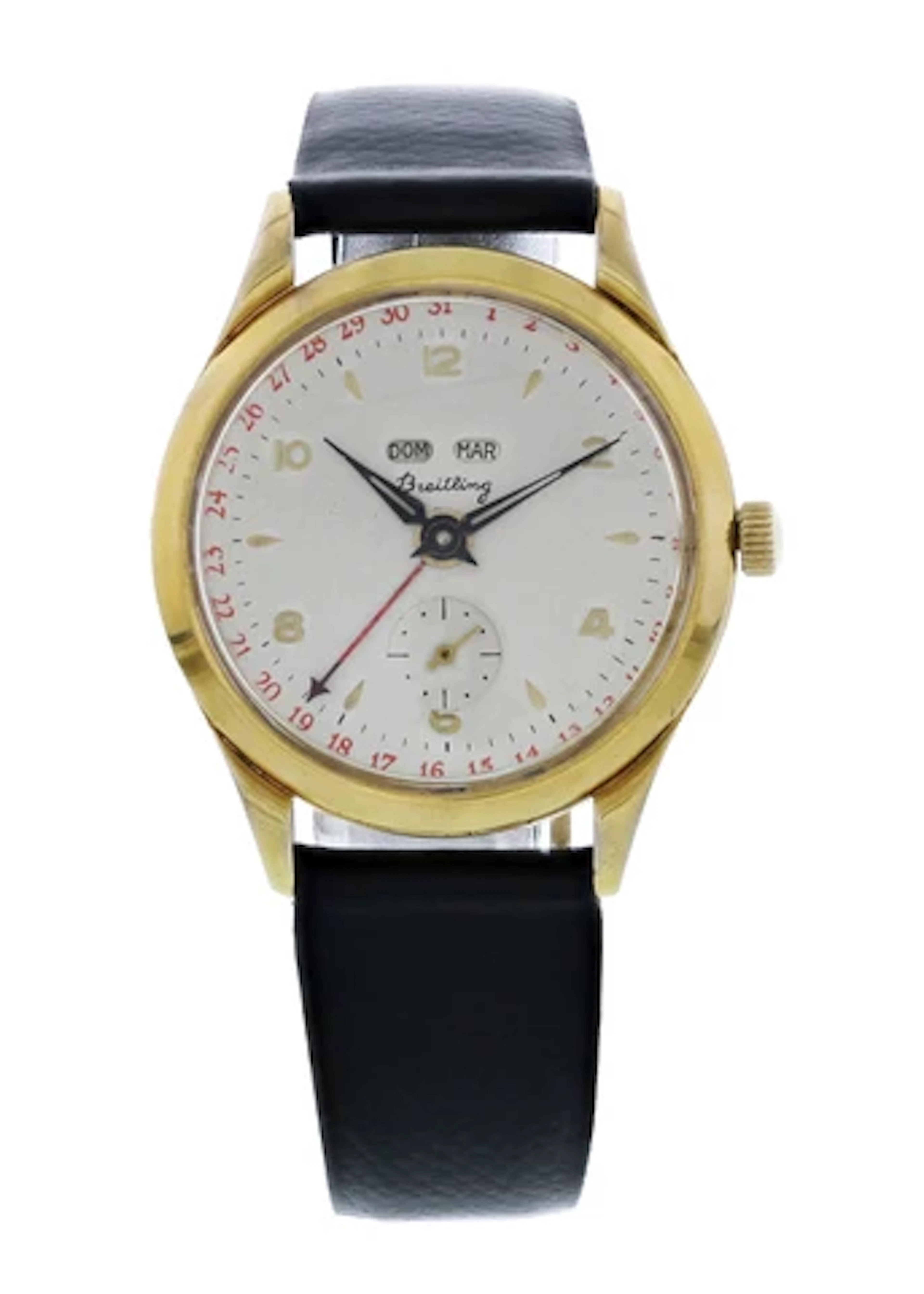 Breitling Datora triple calendar 140 20 Vintage Mens Watch
