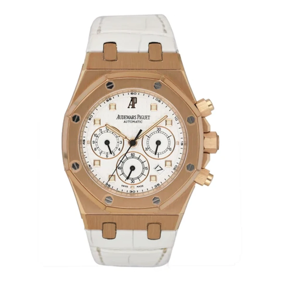 Audemars Piguet Royal Oak 26022OR 18K Rose Gold Mens Watch With Papers