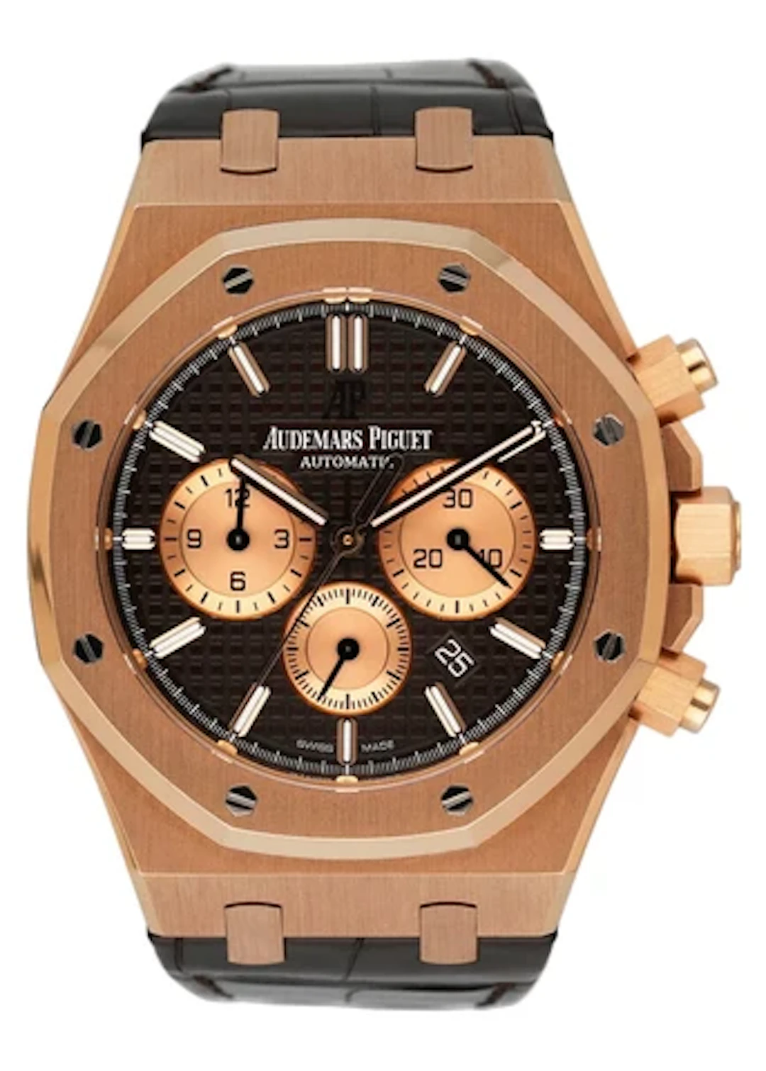 Audemars Piguet Royal Oak 26331OR 18k Rose Gold Mens Watch Box Papers