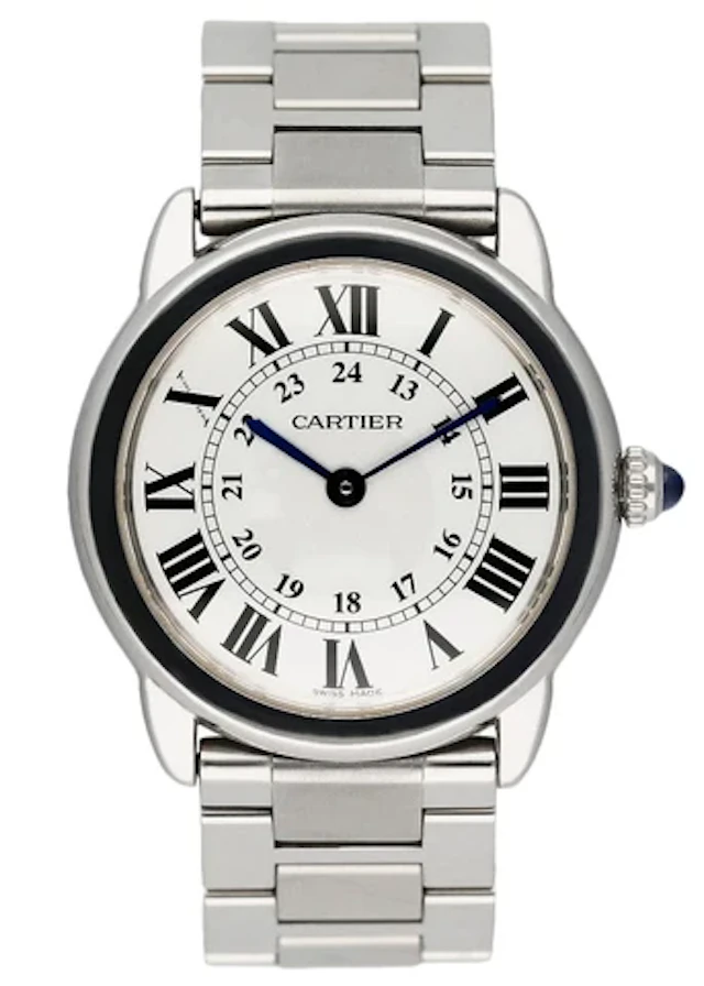 Cartier Ronde Solo W6701004 Silver Dial Steel Ladies Watch