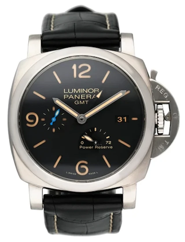 Panerai Pam 1321 GMT 72 hour Power Reserve Mens Watch