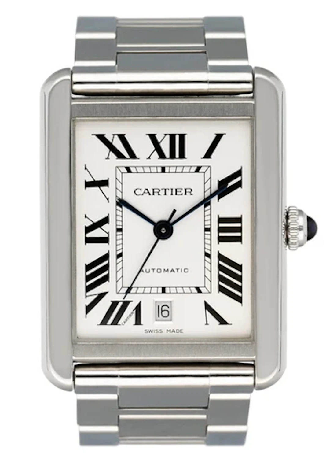 Cartier Tank Solo XL W5200028 Stainless Steel Mens Watch