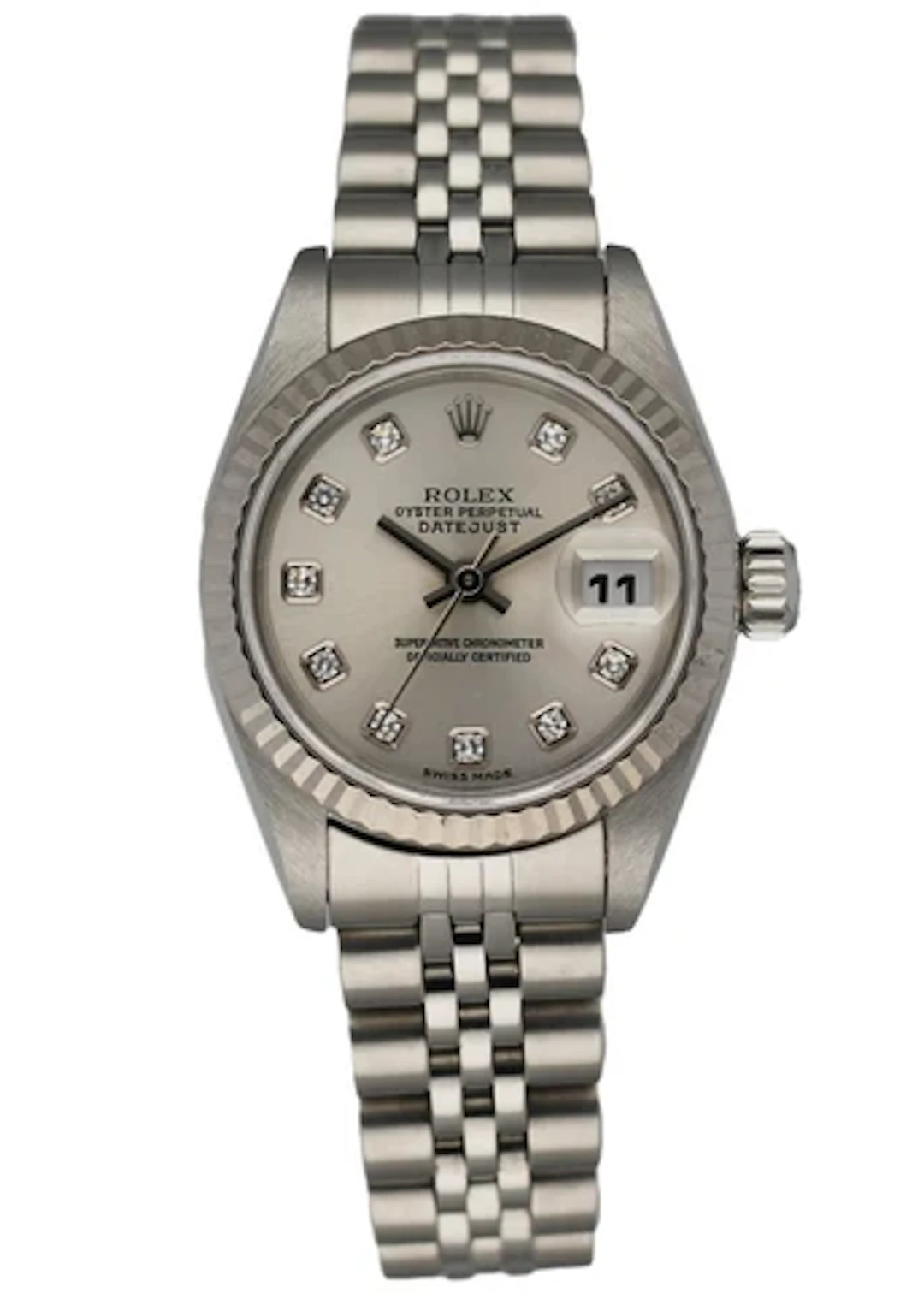 Rolex Datejust 79174 Diamond Dial Ladies Watch Box & Paper