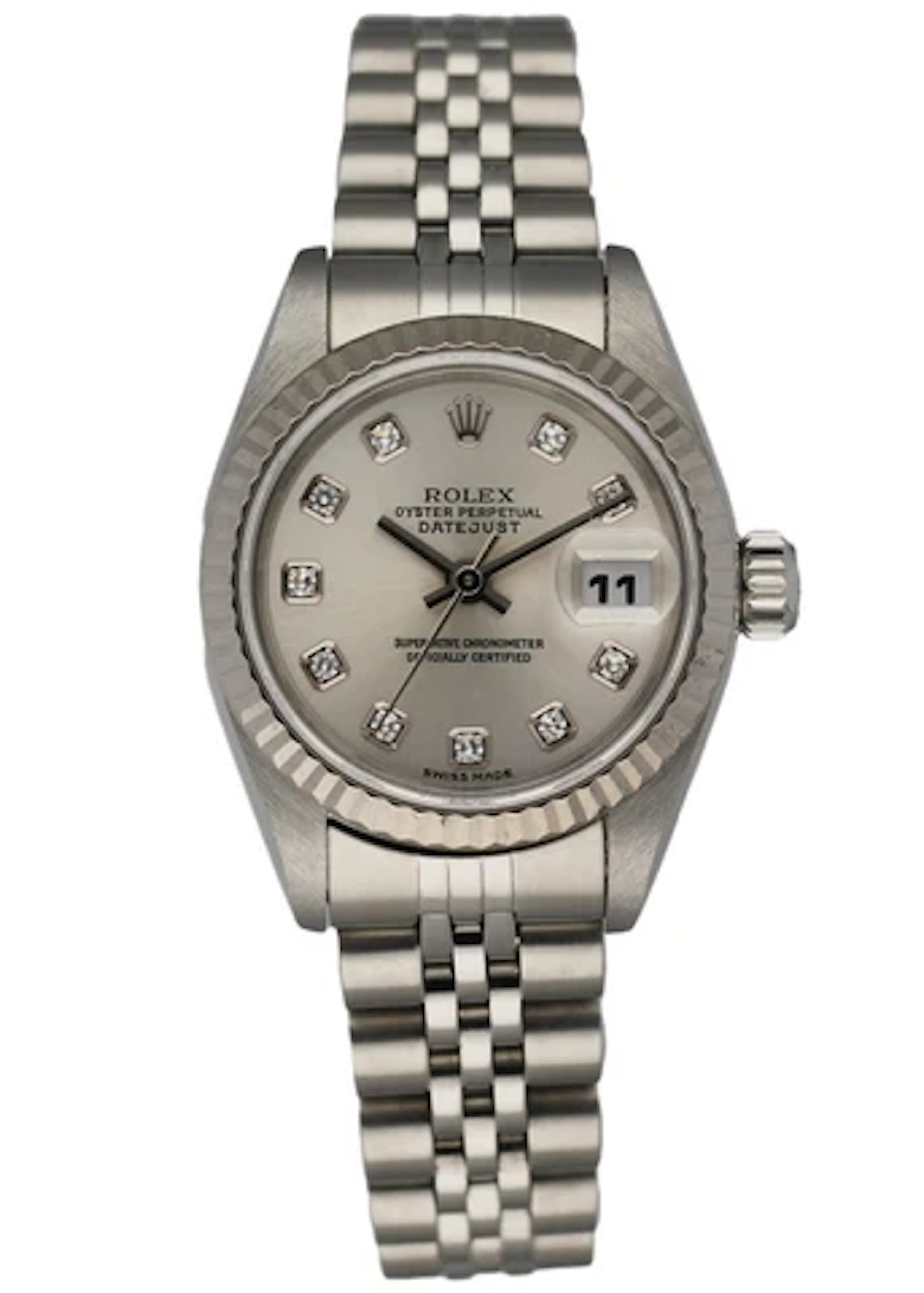 Rolex Datejust 79174 Diamond Dial Ladies Watch Box & Paper