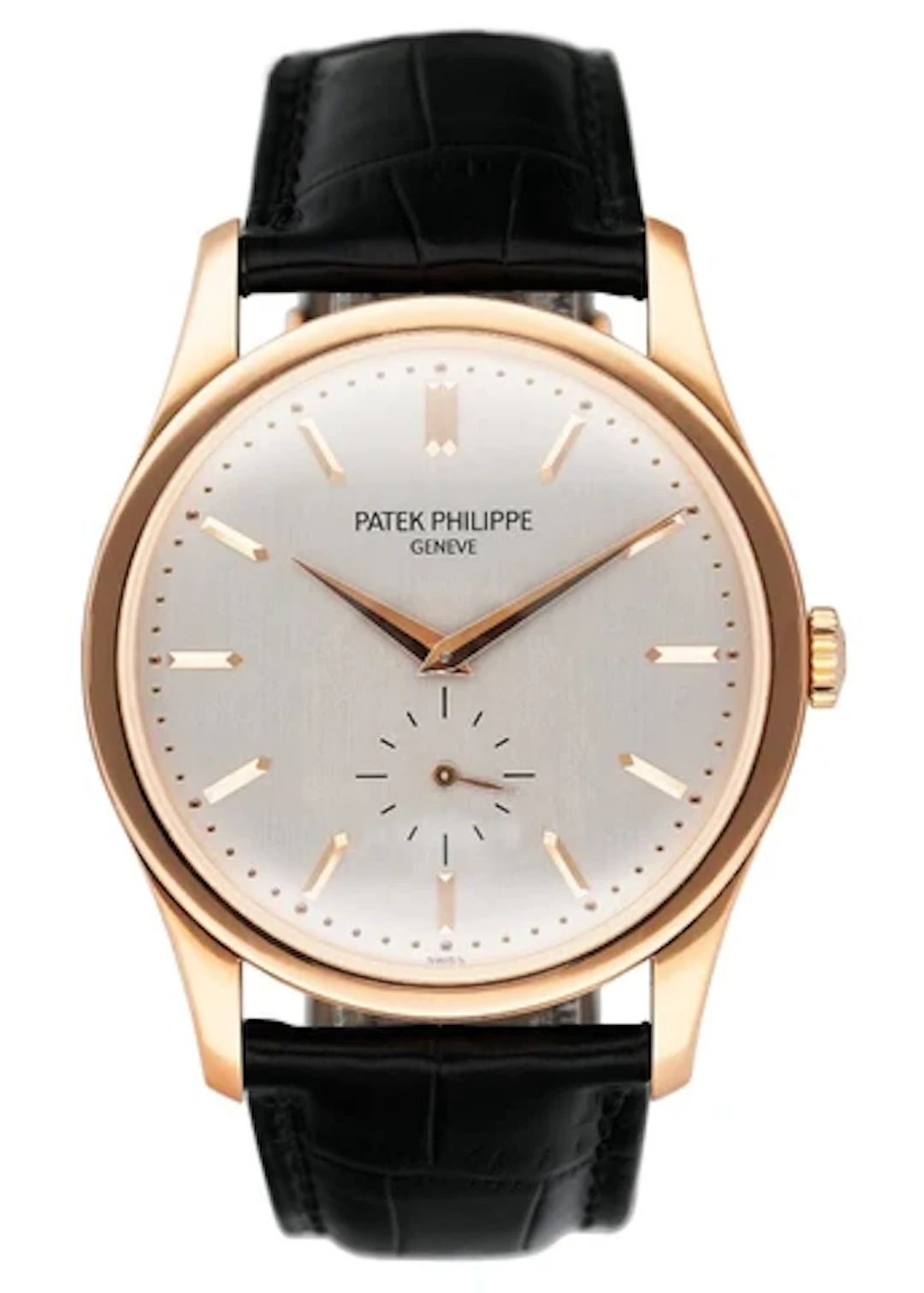 Patek Philippe Calatrava 5196R 18K Rose Gold Mens Watch