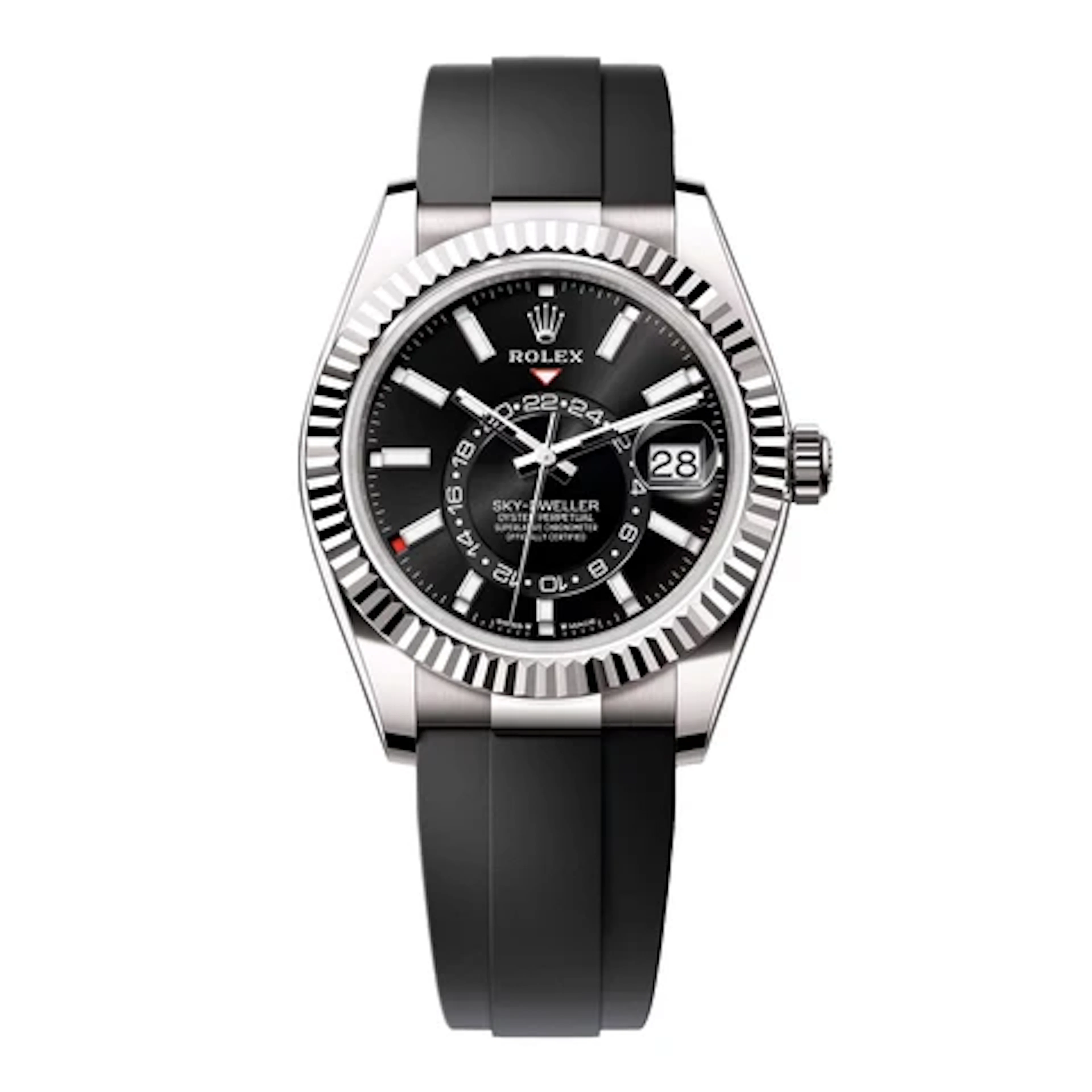 Rolex Sky-Dweller 336239 Black Dial Mens Watch Box Papers