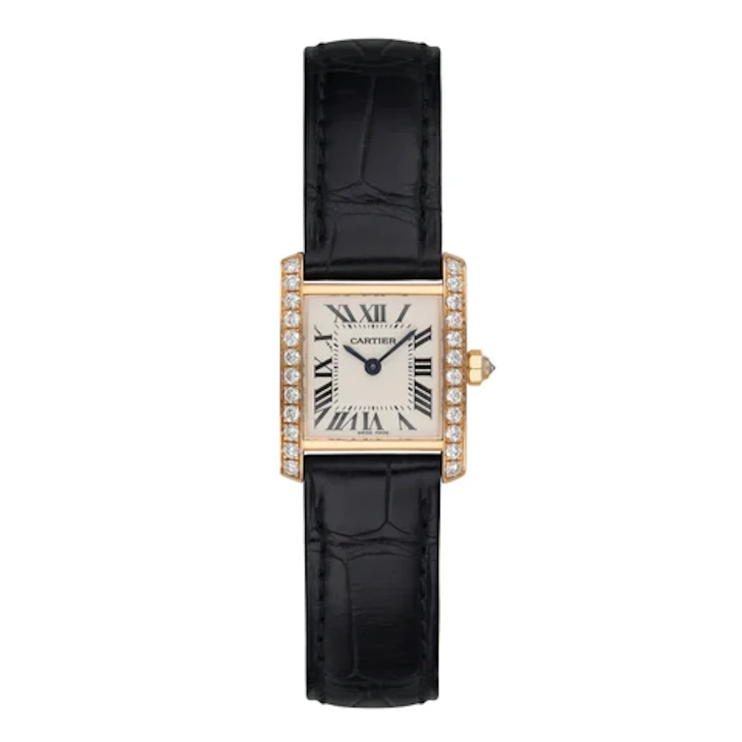 Cartier Tank Francaise WE104531 Diamond Ladies Watch Box Papers
