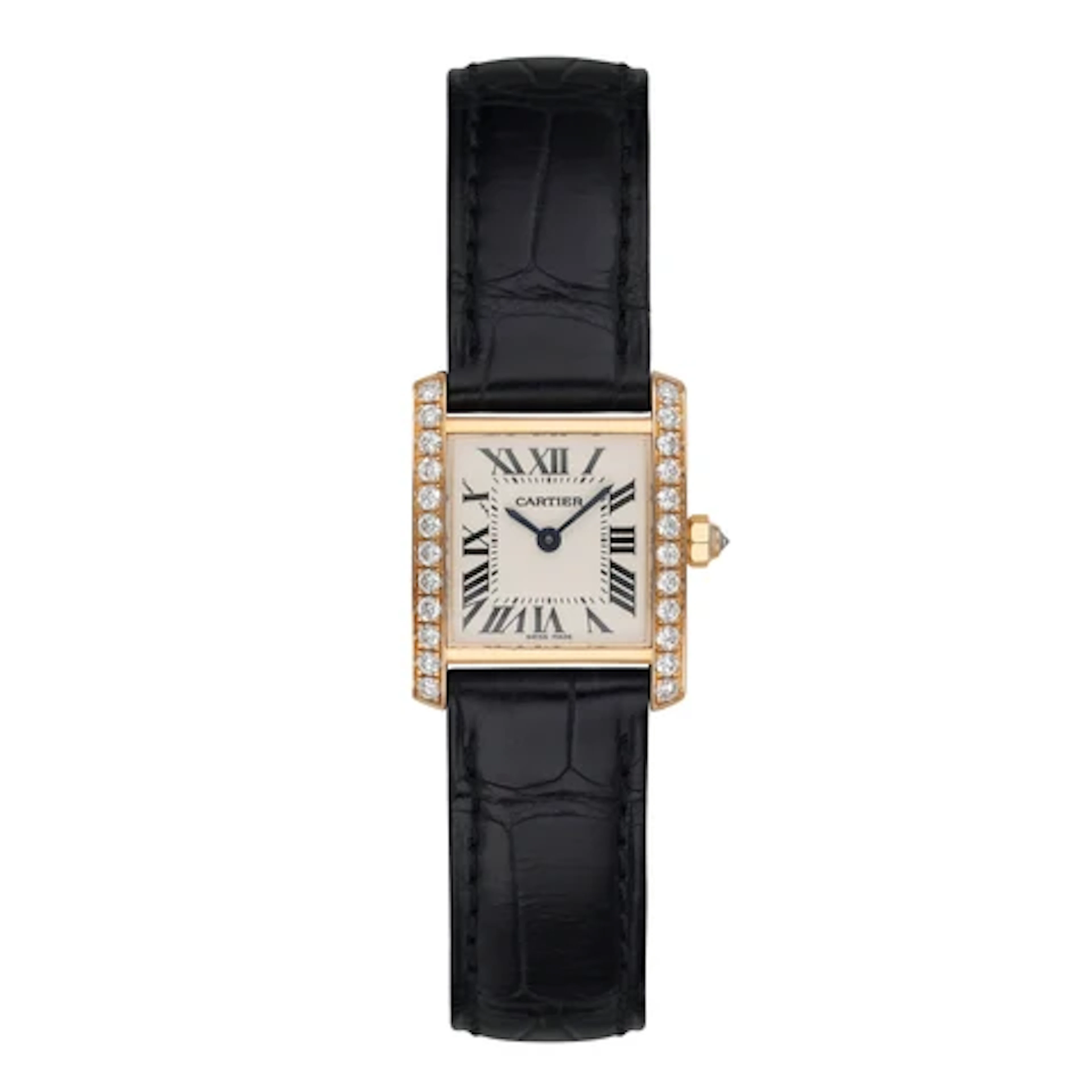 Cartier Tank Francaise WE104531 Diamond Ladies Watch Box Papers