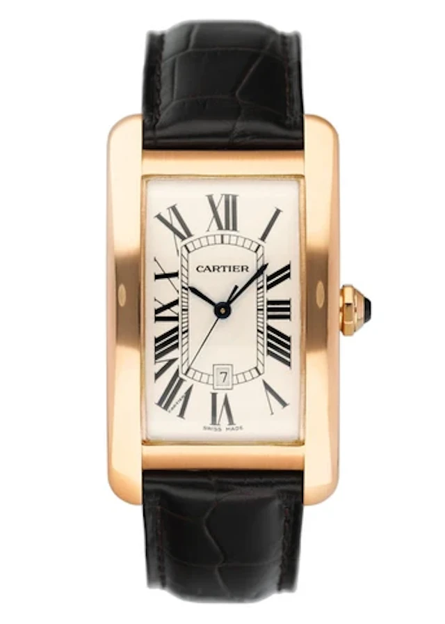 Cartier Tank Americaine Large W2609156 18K Rose Gold Watch