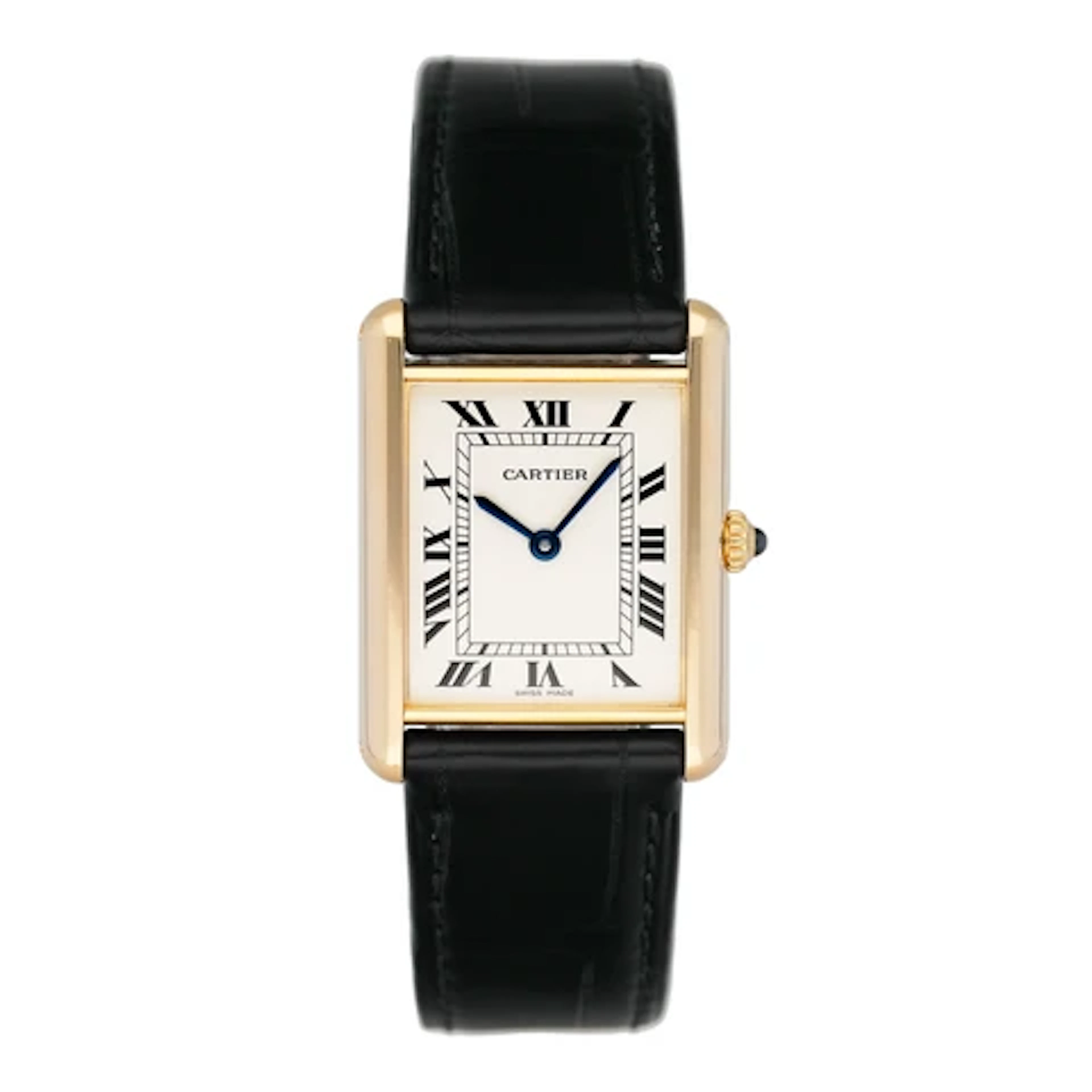 Cartier Tank Louis W1512856 18K Yellow Gold Ladies Watch
