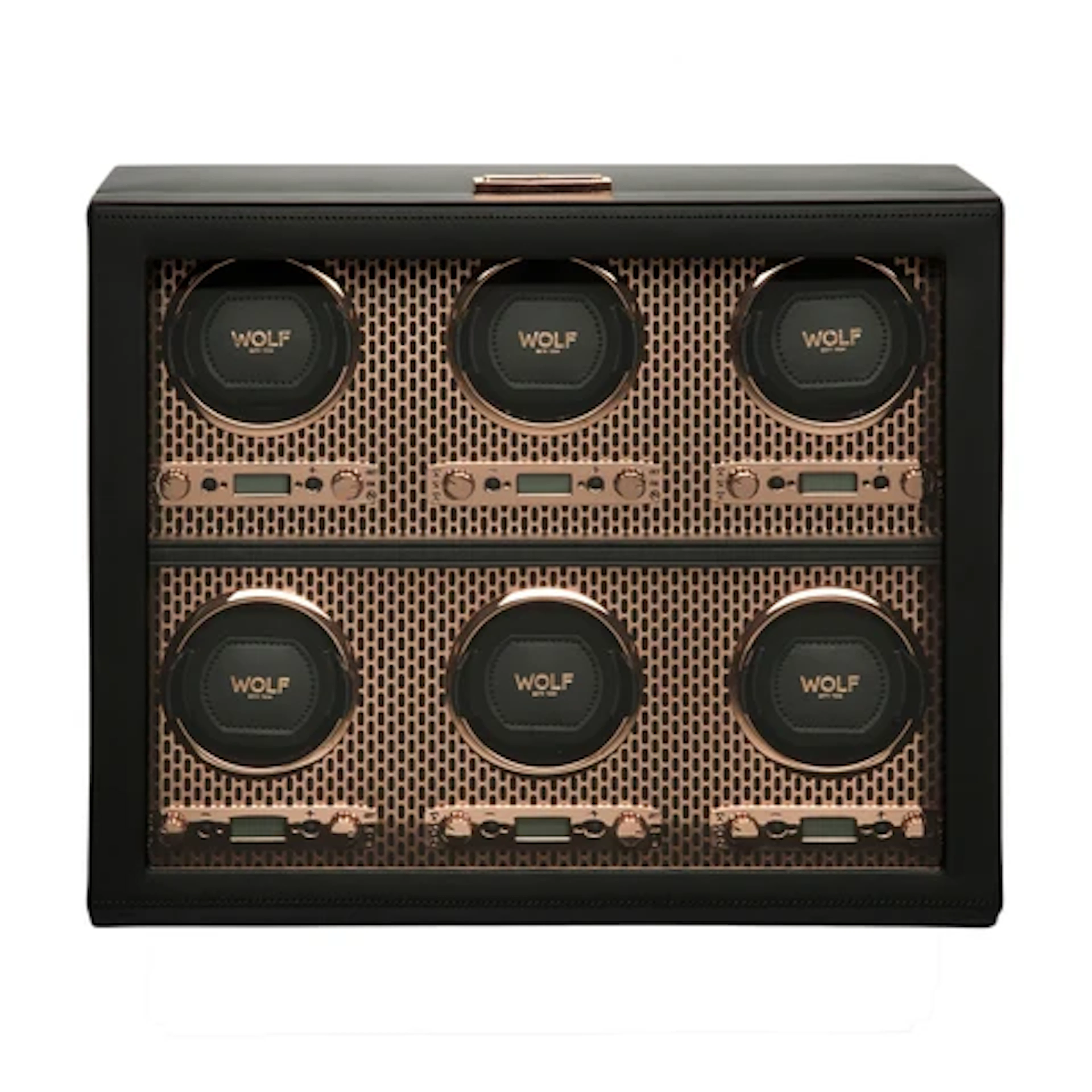 Axis 6 Piece Watch Winder - Copper