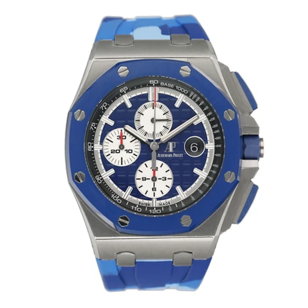 Audemars Piguet Royal Oak Offshore 26400SO Blue Dial Camouflage Chronograph