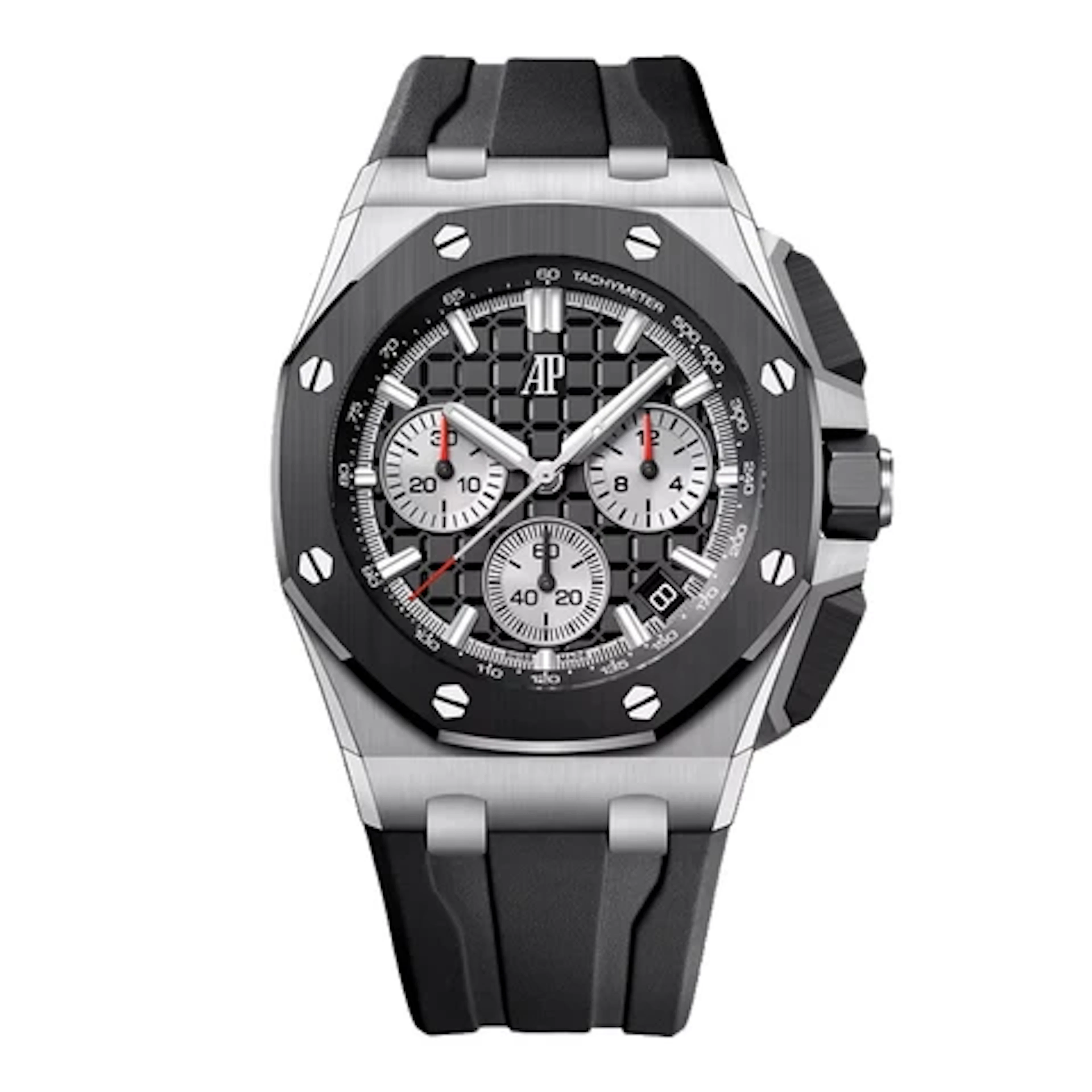 Audemars Piguet Royal Oak Offshore 26420SO Black Dial Mens Watch Box Papers
