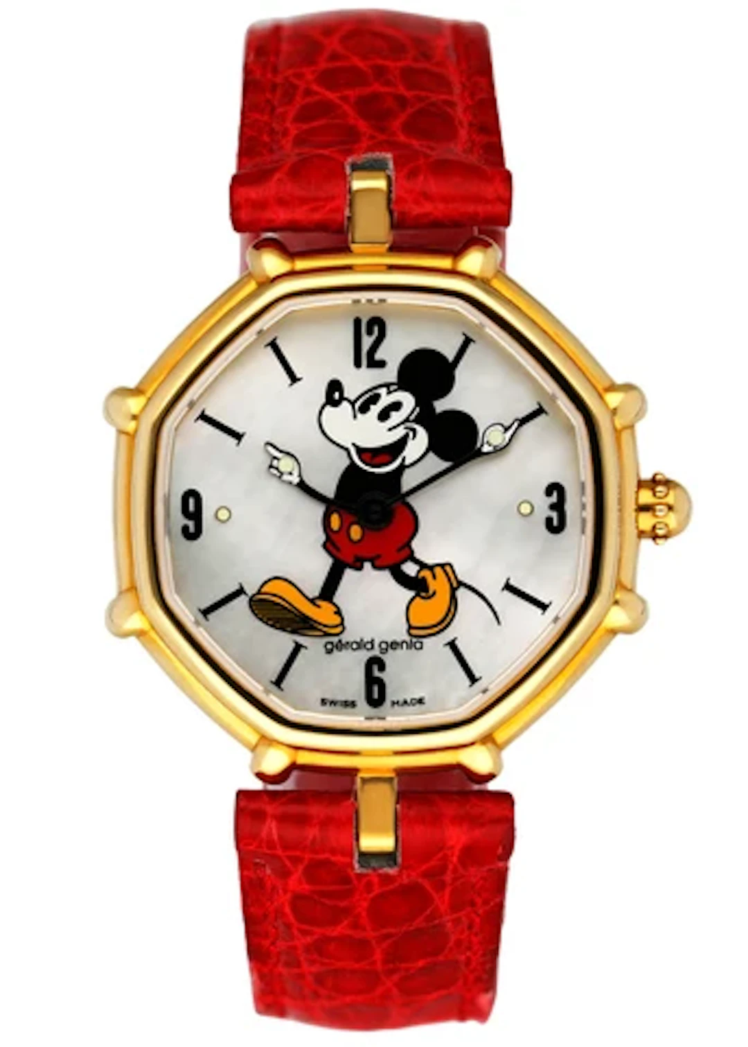 Gérald Genta Disney G.3250.7 Micky Mouse Dial Ladies Watch Box Papers