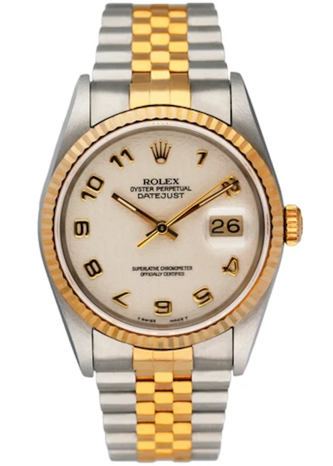 Rolex Datejust 16233 Anniversary Dial Mens Watch Box Papers