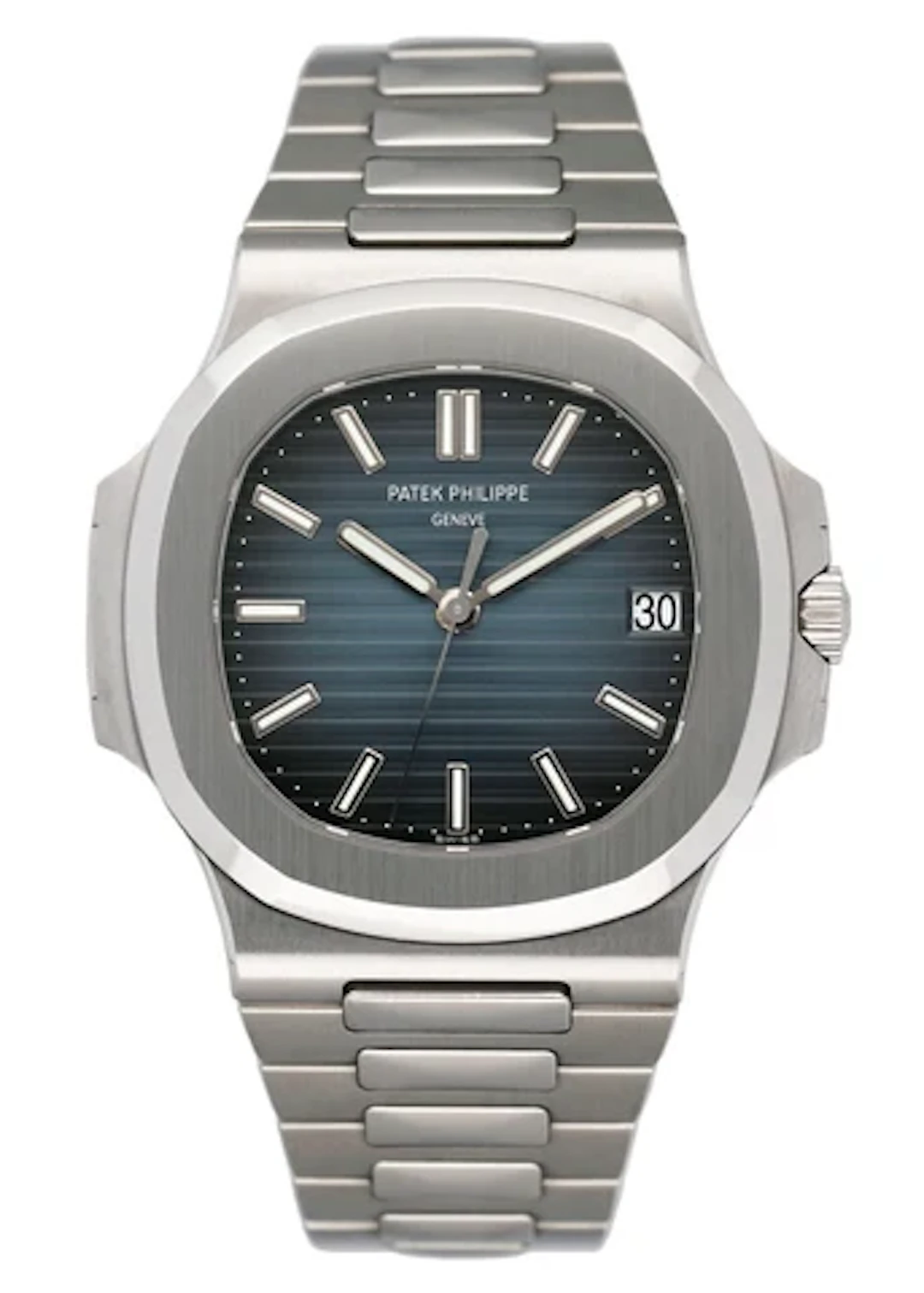 Patek Philippe Nautilus 5711/1A Blue Dial Mens Watch Box Papers
