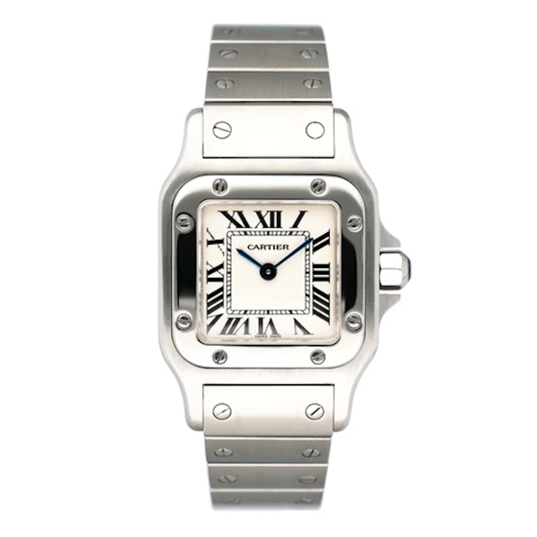 Cartier Santos Galbee W20056D6 Stainless Steel Ladies Watch Box Papers