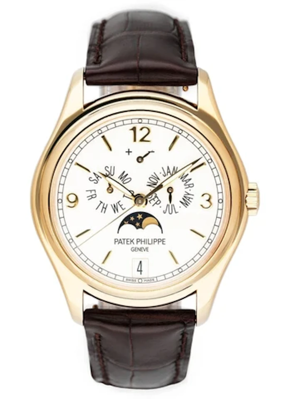 Patek Philippe Annual Calendar 5146J Cream Dial Mens Watch Box Papers