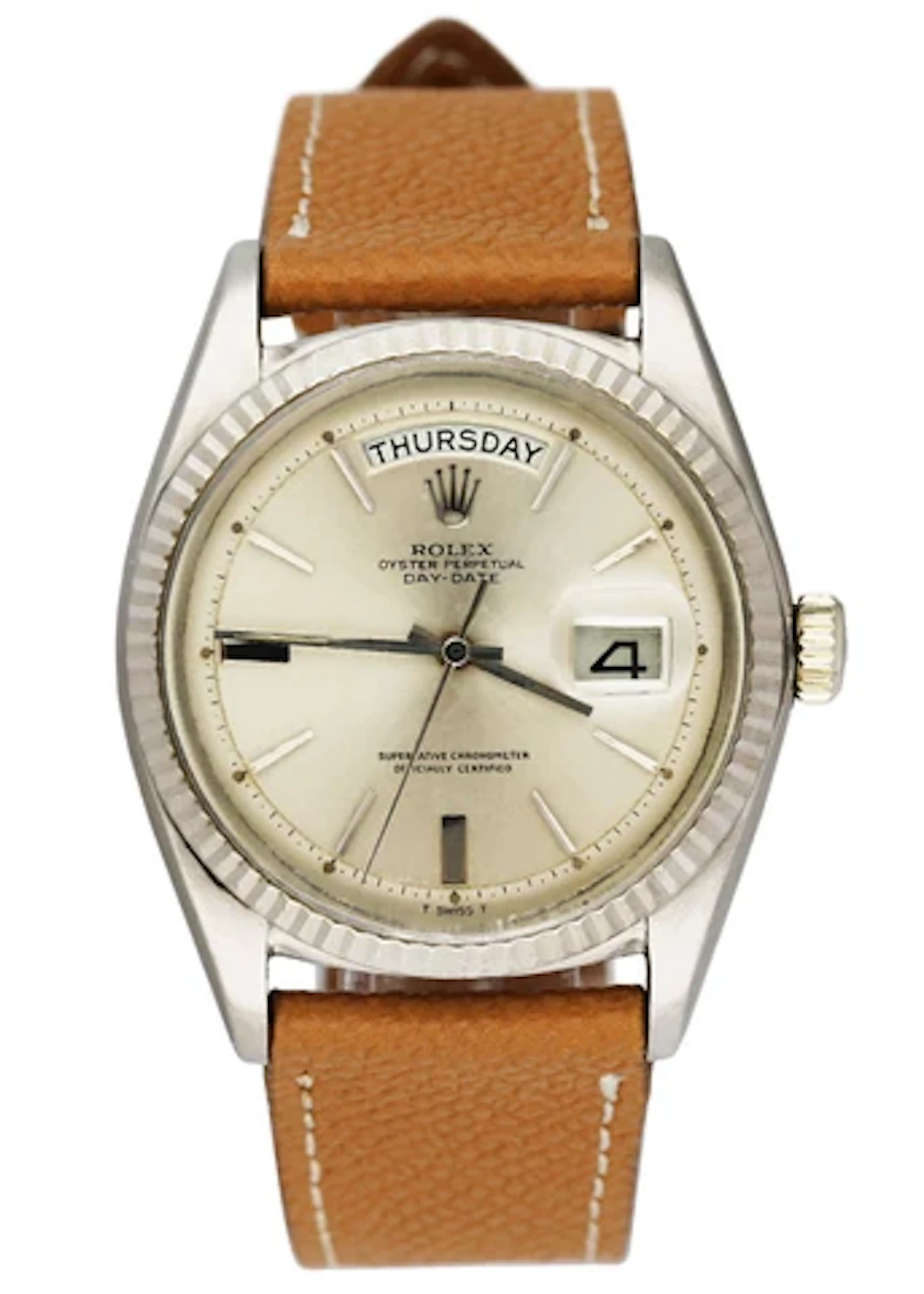 Rolex Day Date 1803 18K White Gold Mens Watch