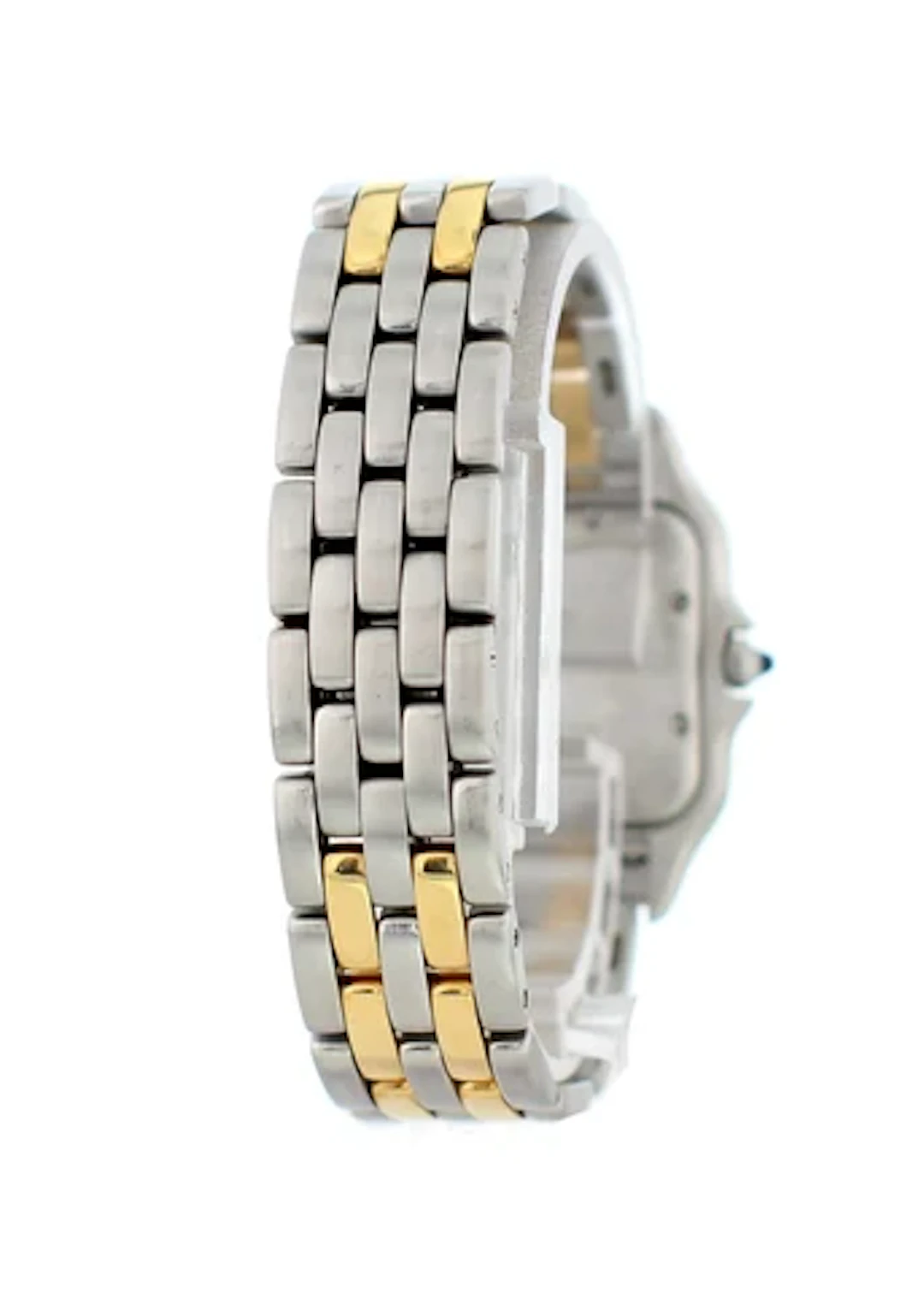 Cartier Panthere 1120 Midsize Two Tone 18k Yellow Gold Watch