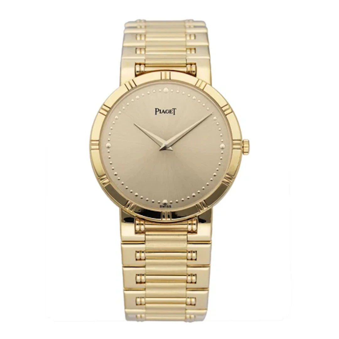 Piaget Dancer 84023 K81 Champagne Dial 18K Yellow Gold Ladies Watch