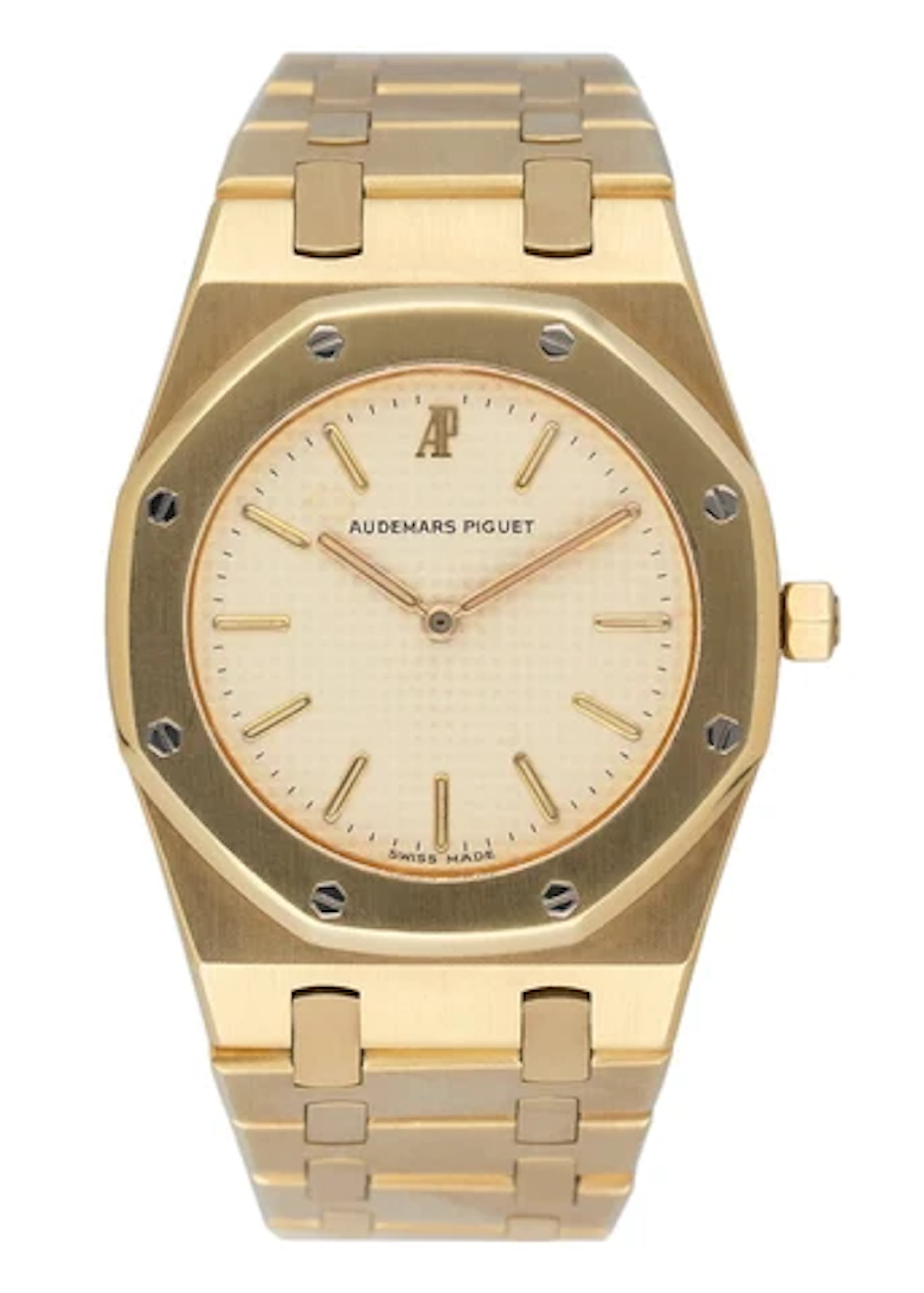 Audemars Piguet Royal Oak Cream Dial 18K Yellow Gold Ladies Watch