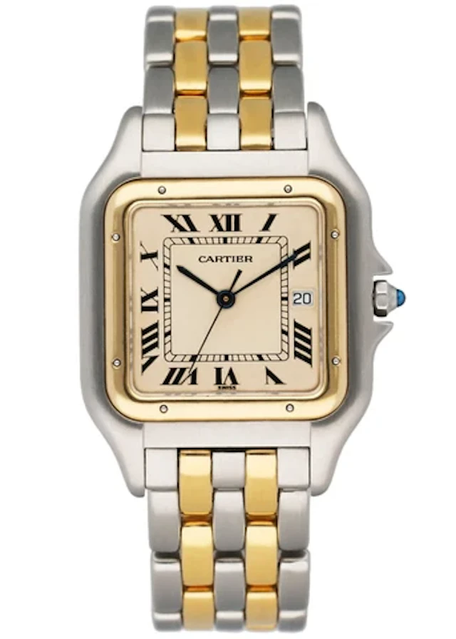 Cartier Panthere Jumbo W25027B6 Two Tone Mens Watch