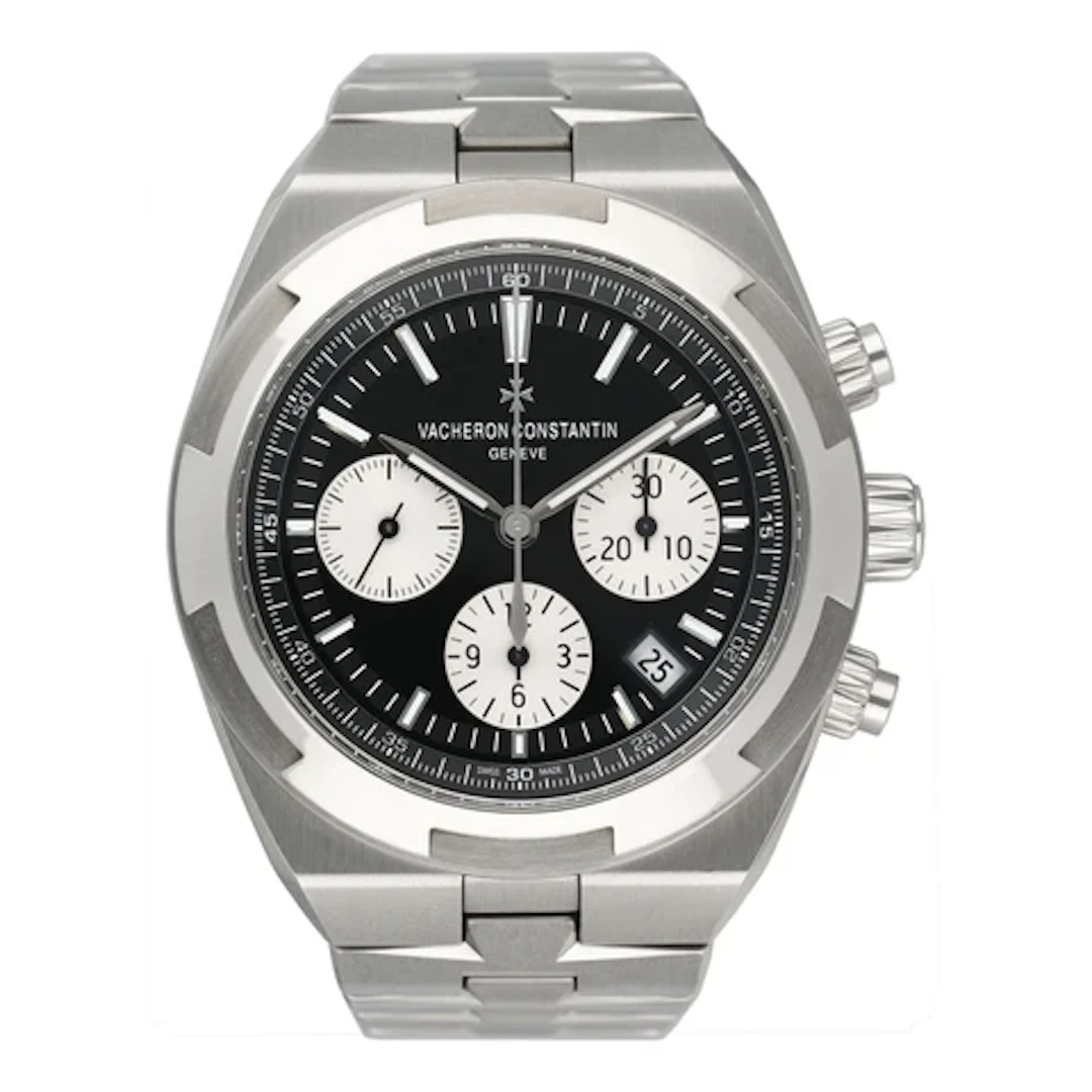 Vacheron Constantin Overseas 5500V/110A-B481 Black Dial Mens Watch Box Papers