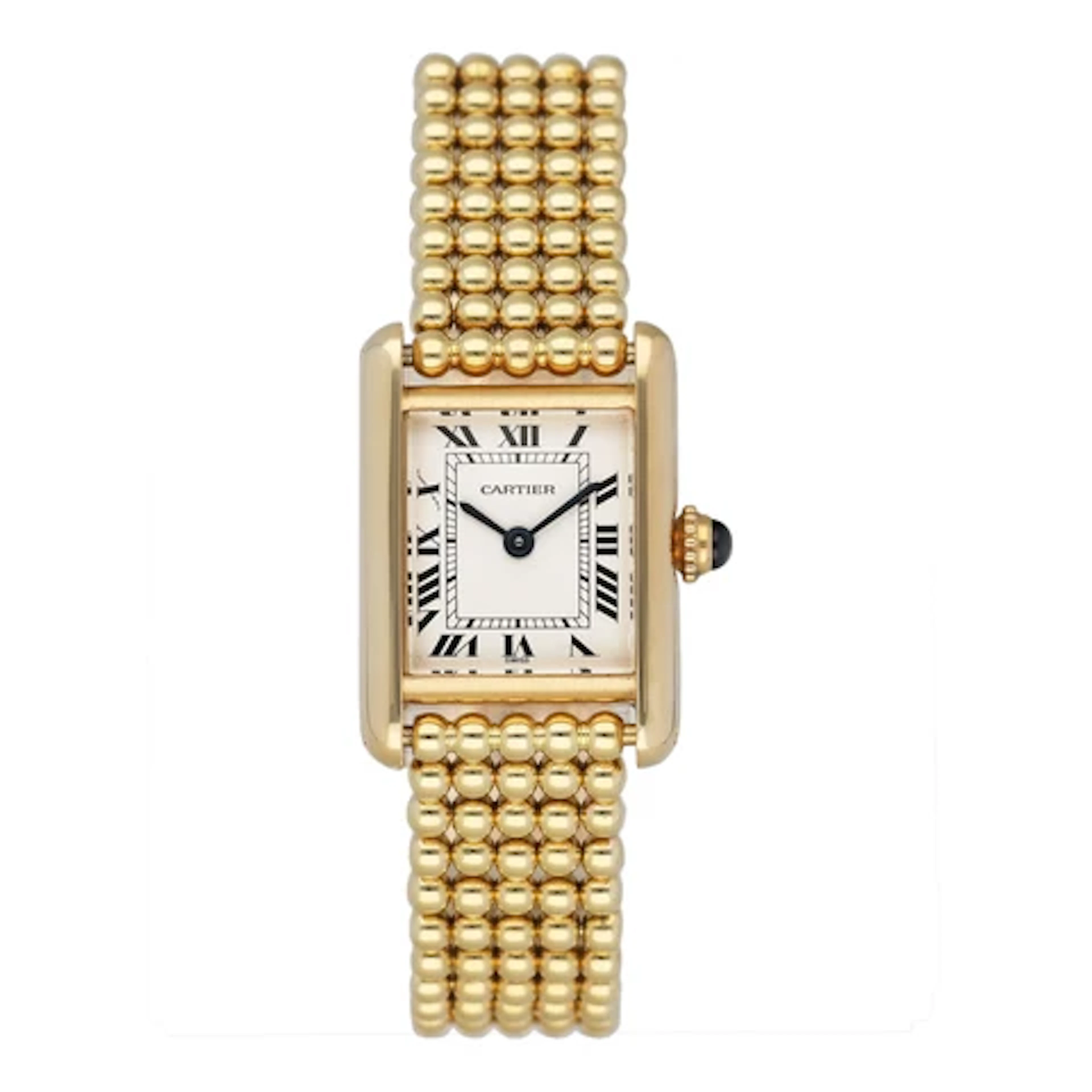 Cartier Tank Louis W15039H1 18K Yellow Gold Ladies Watch
