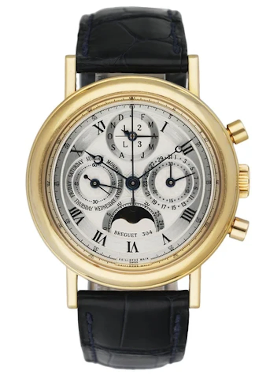 Breguet Classique Perpetual Calendar 3617 18k Yellow Gold Men's Watch