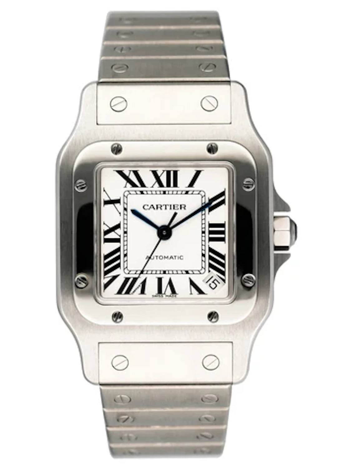 Cartier Santos Galbee W20098D6 Stainless Steel Mens Watch