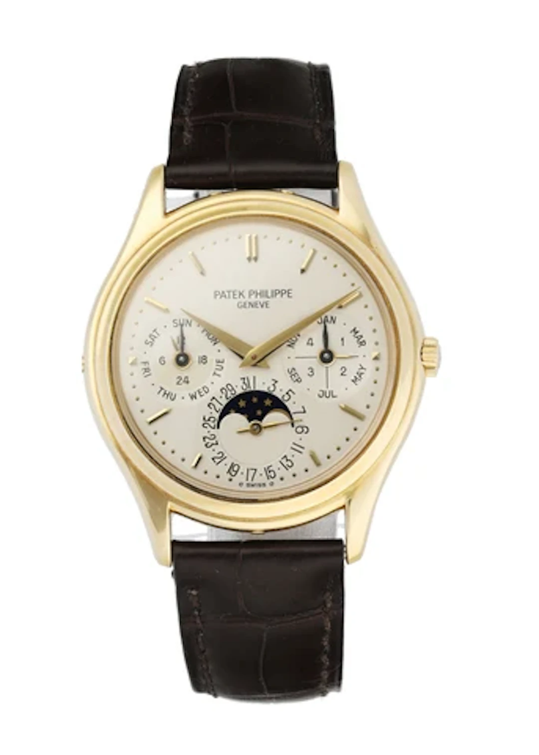 Patek Philippe Perpetual Calendar 3940 18k Yellow Gold Men's Watch