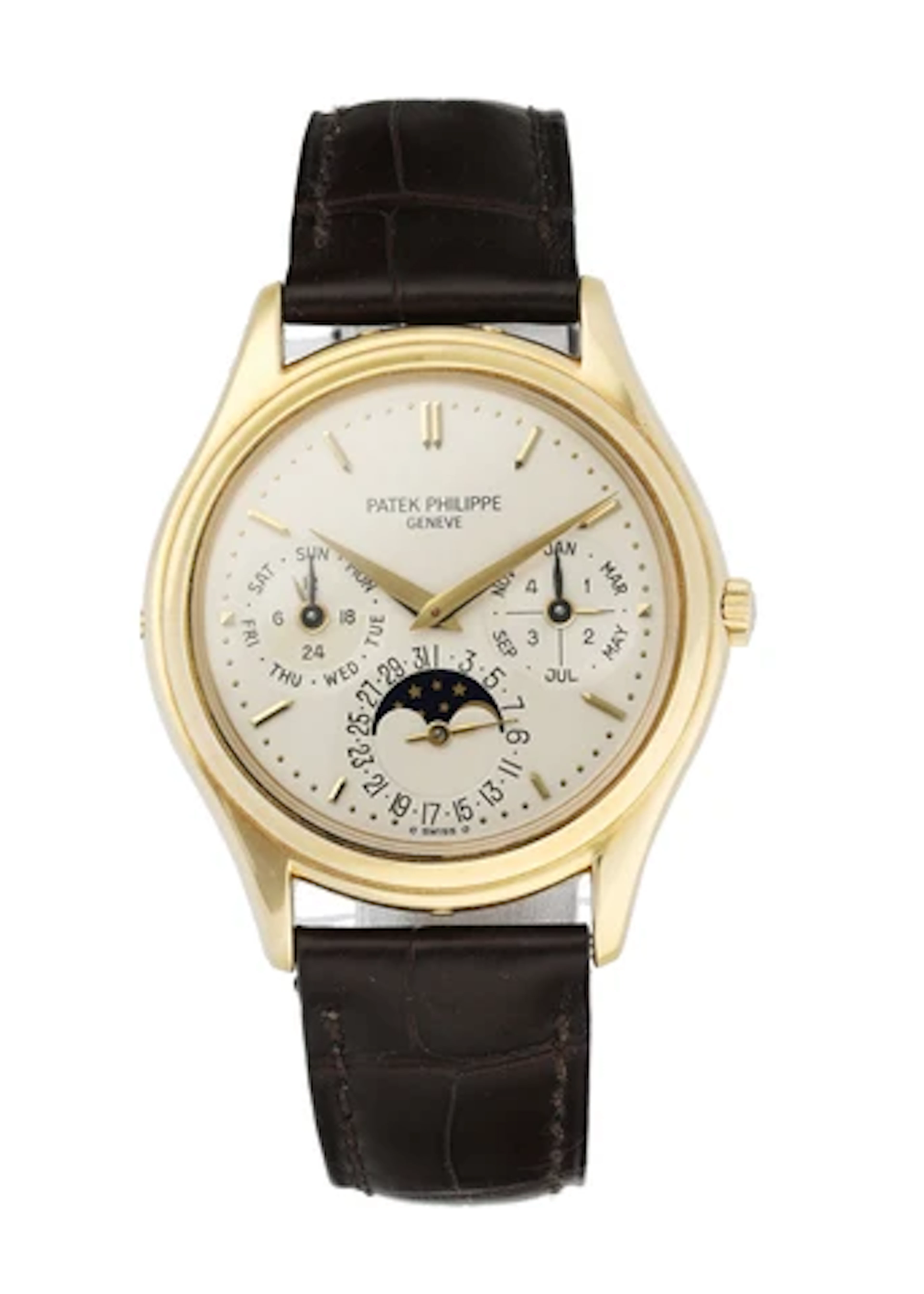 Patek Philippe Perpetual Calendar 3940 18k Yellow Gold Men's Watch