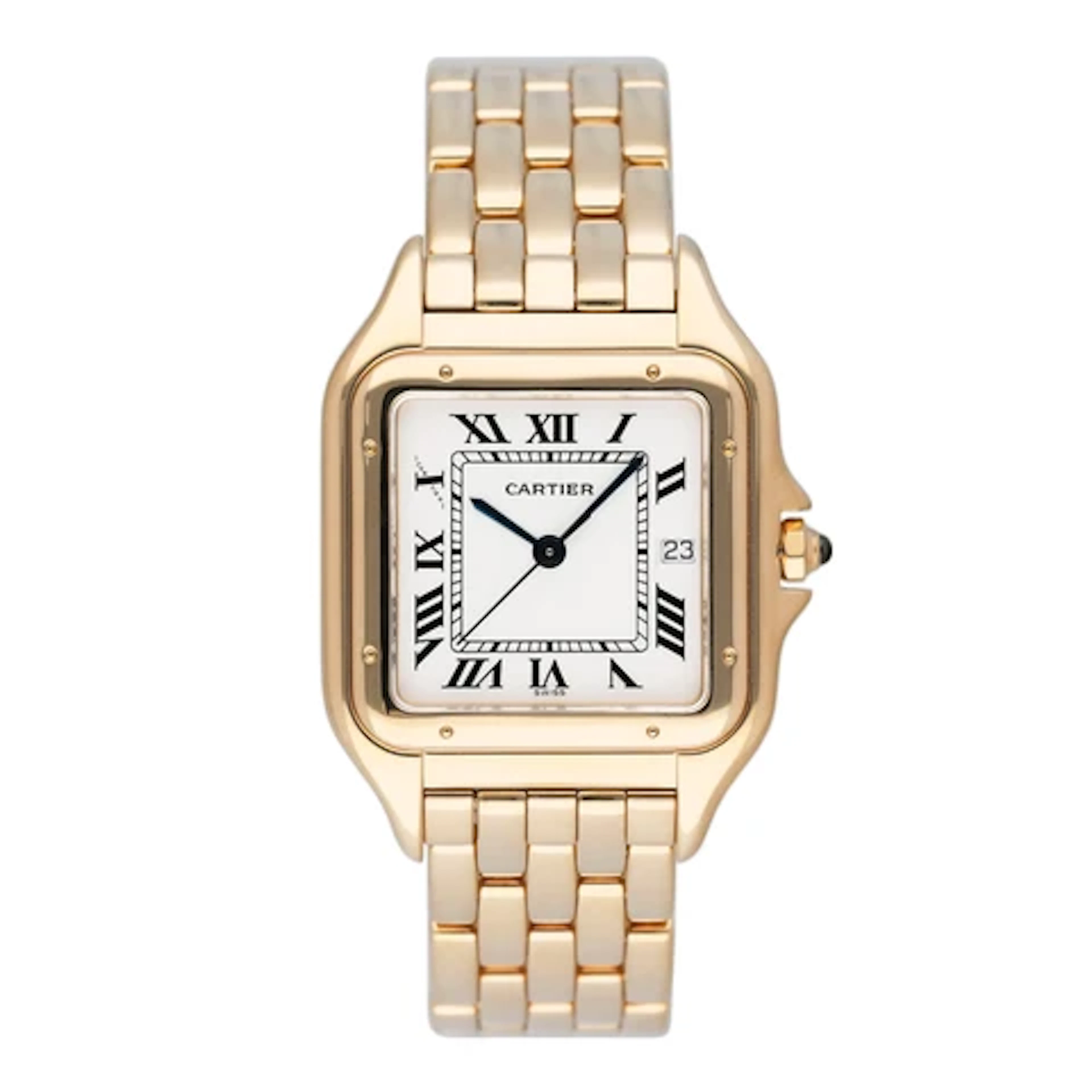 Cartier Panthere Large 18K Yellow Gold Mens Watch