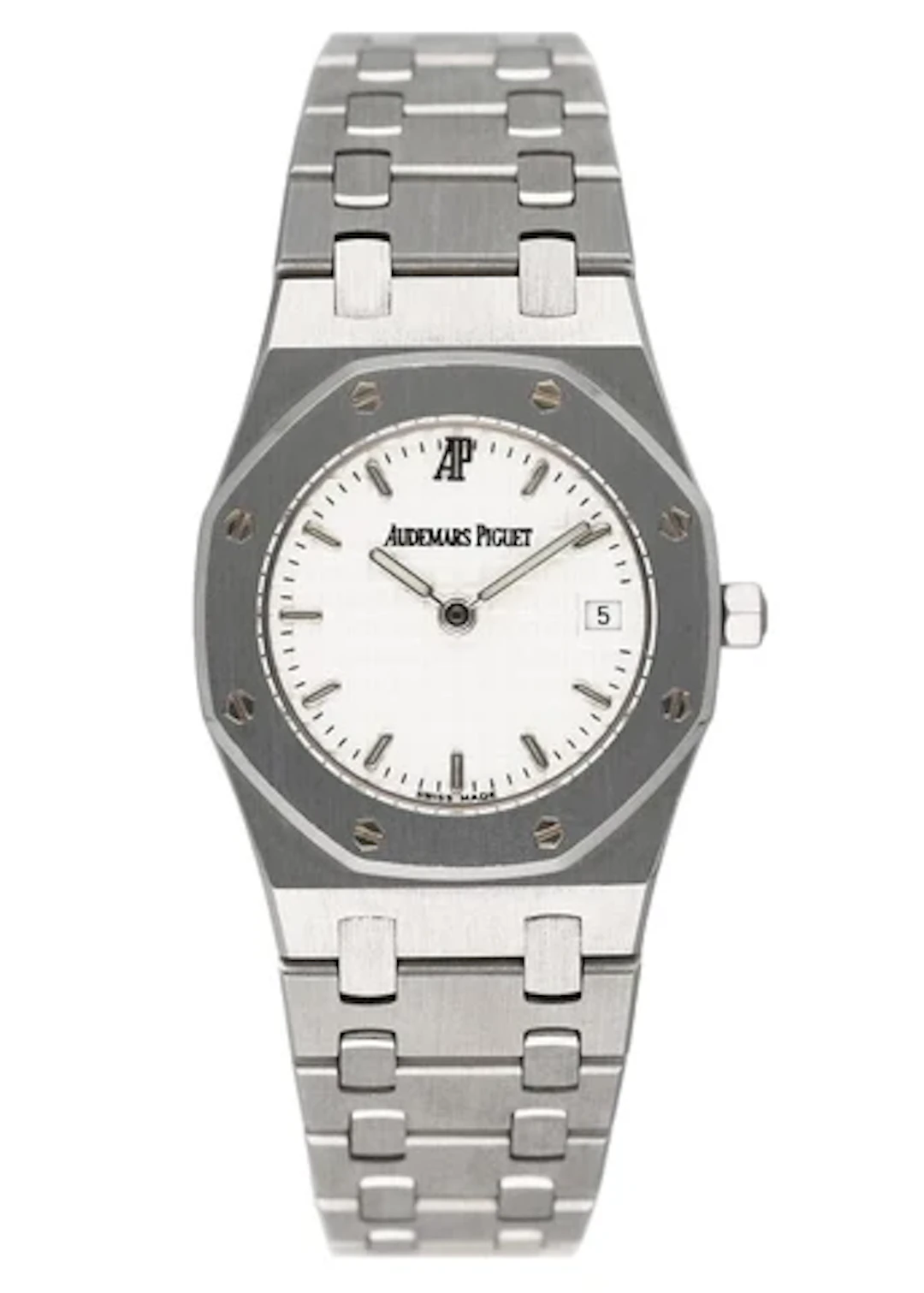 Audemars Piguet Royal Oak 67467ST White Dial Ladies Watch With Papers