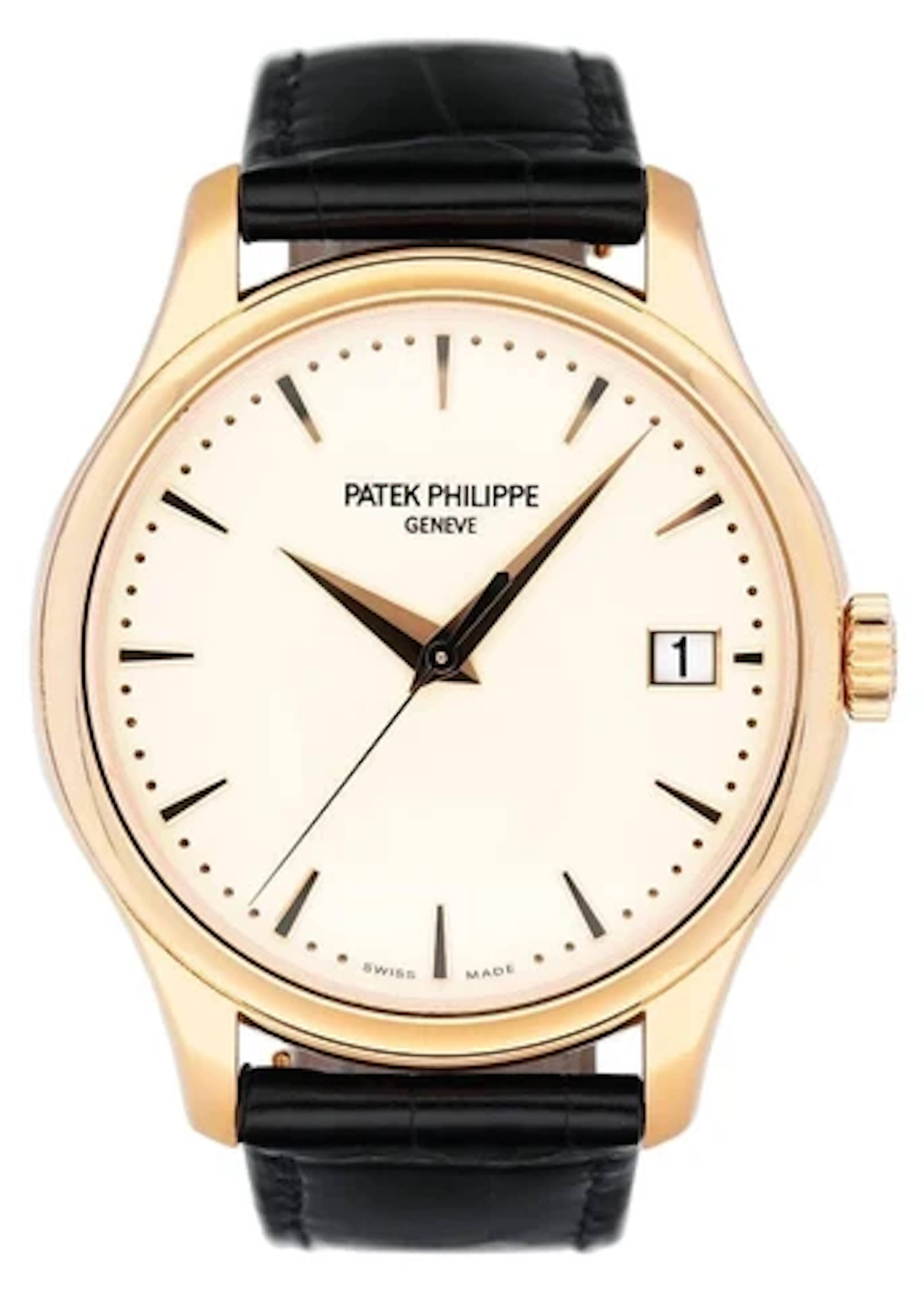 Patek Philippe Calatrava 5227R Ivory Dial 18K Rose Gold Mens Watch Box Papers