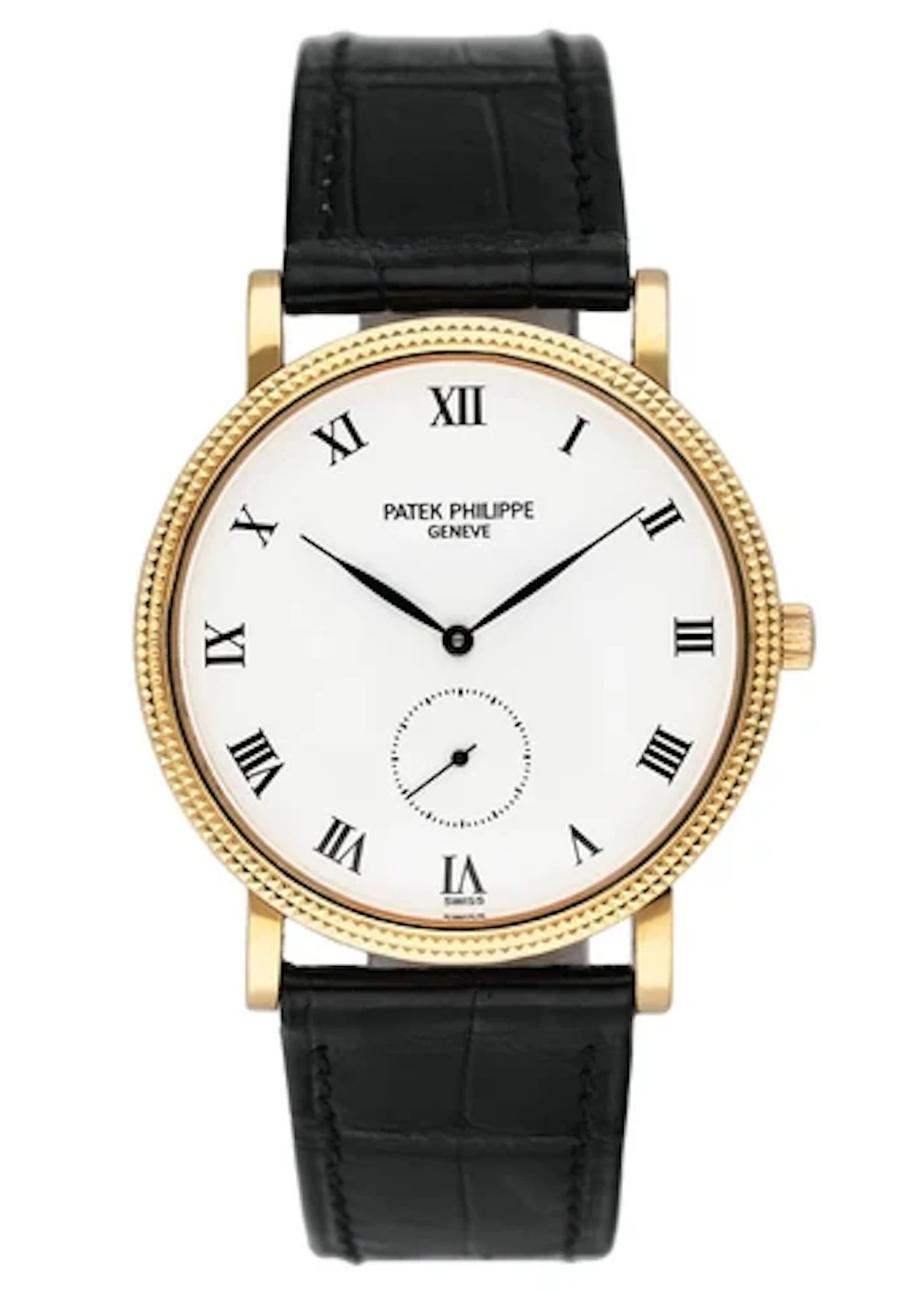 Patek Philippe Calatrava 3919J-001 White Dial Mens Watch With Papers