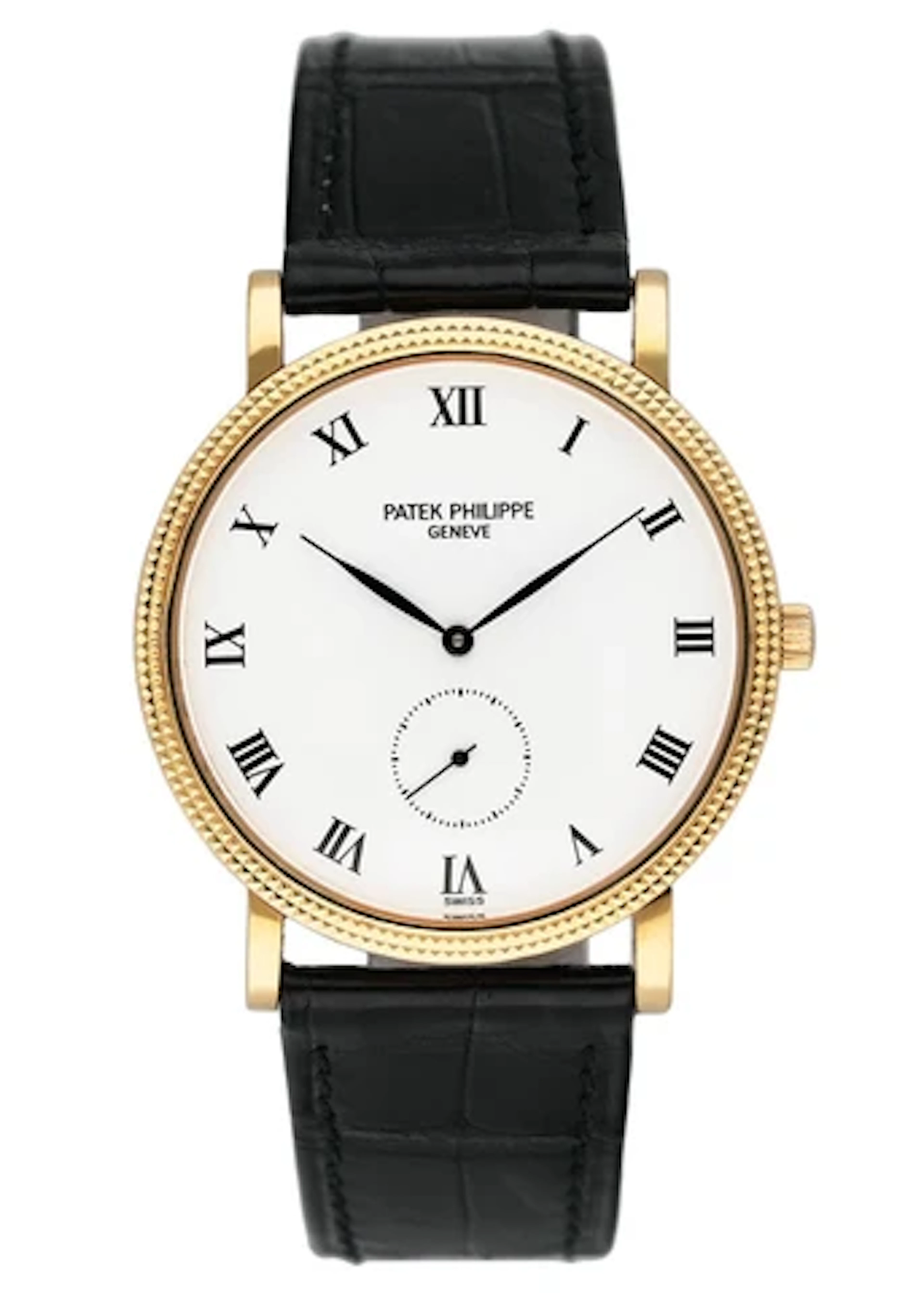 Patek Philippe Calatrava 3919J-001 White Dial Mens Watch With Papers